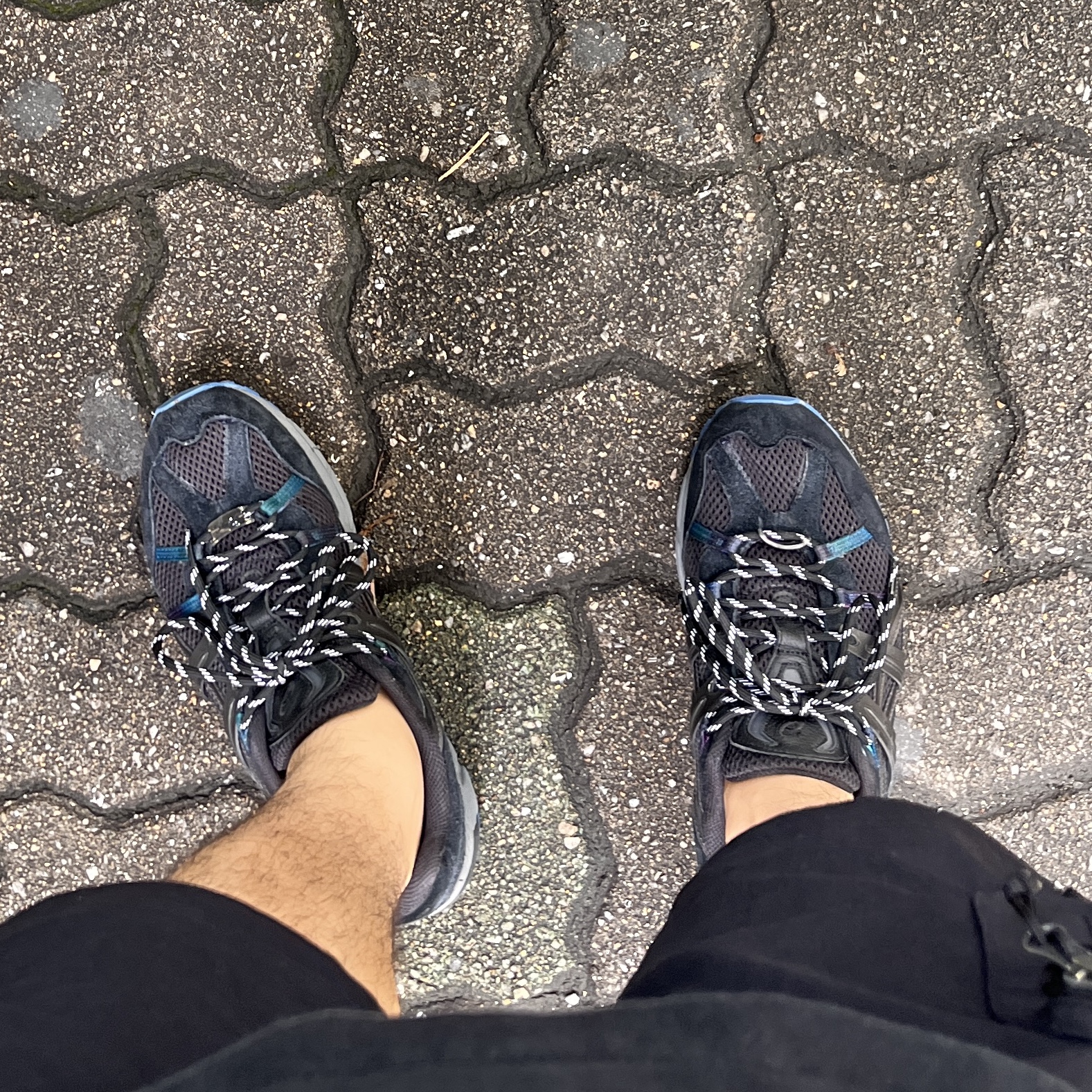 Asics x A.P.C. Gel-Sonoma 15-50 Black 착용 스타일