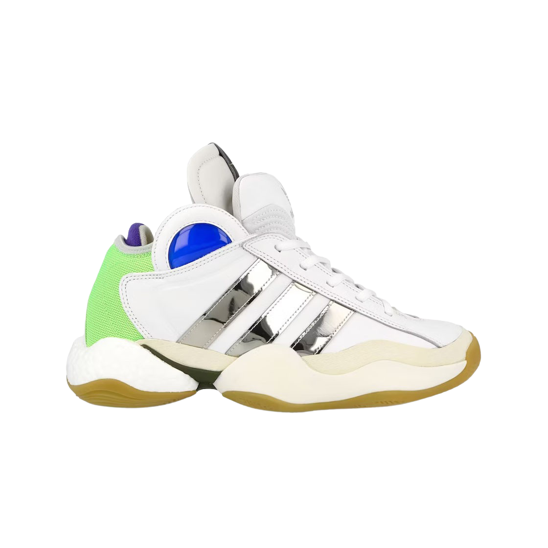 아디다스 x 산쿠안즈 크레이지 BYW 리컨스트럭티드 화이트 실버 메탈릭(Adidas x Sankuanz Crazy BYW Reconstructed White Silver Metallic) - 1