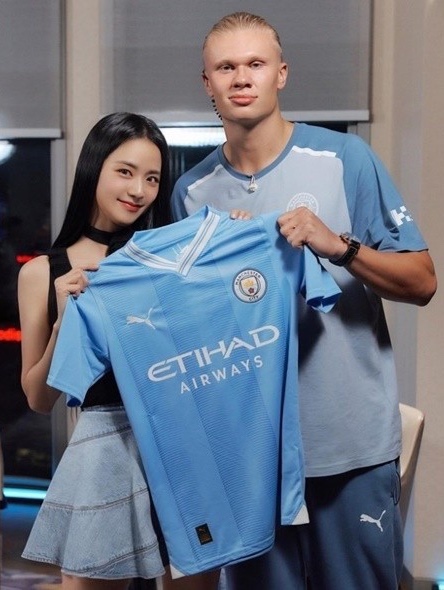 Puma Manchester City 2023/24 Home Jersey Team Light Blue (Non Marking Ver.) 착용 스타일