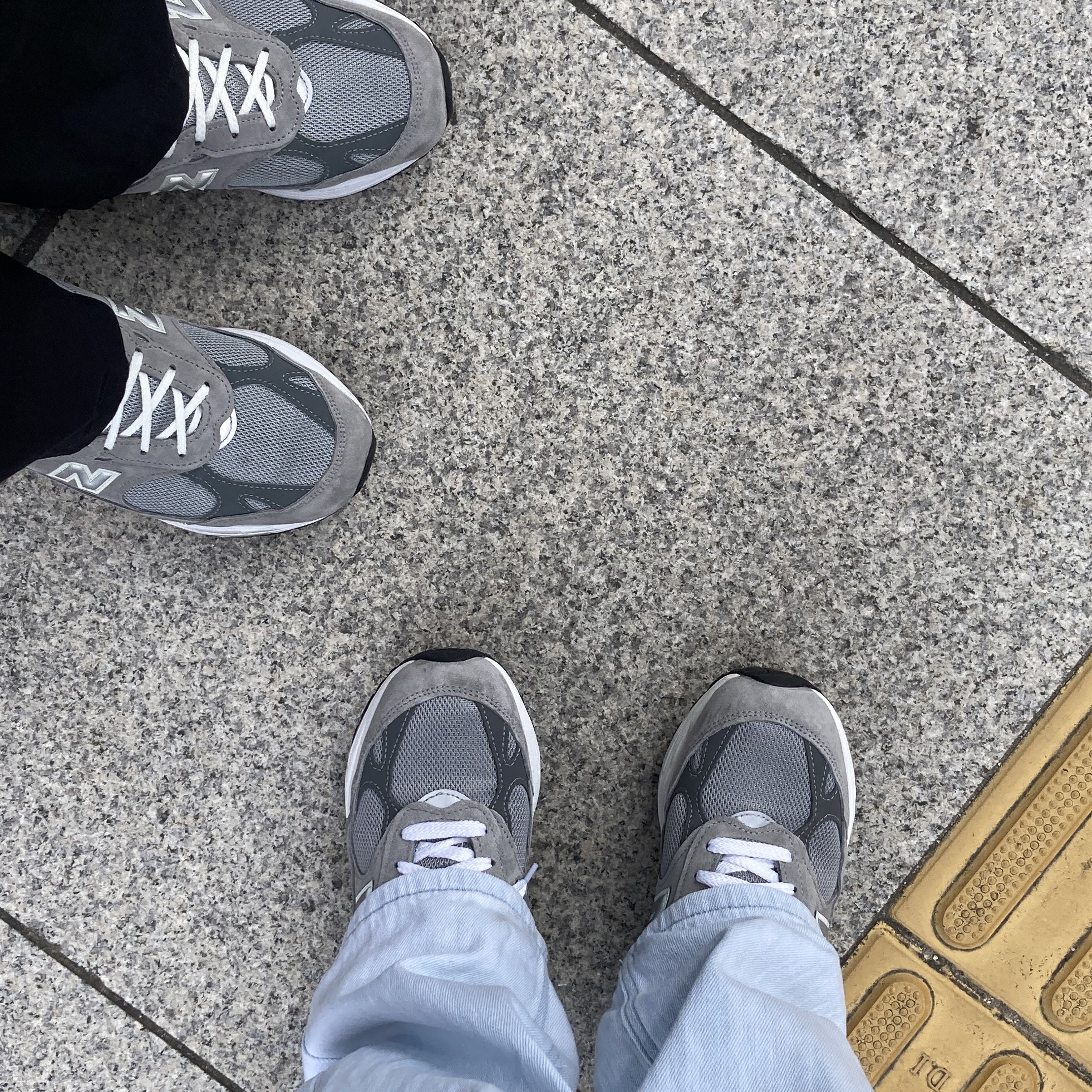 New Balance 993 Made in USA Grey - D Standard 착용 스타일