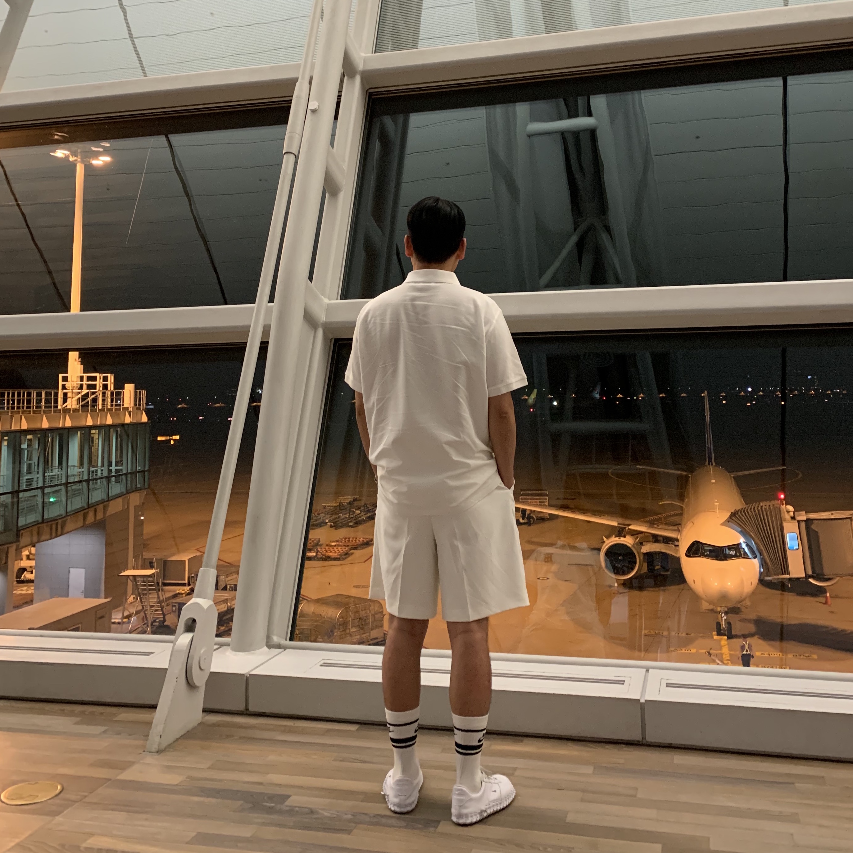 Nike x Jacquemus J Force 1 Low LX SP White 착용 스타일