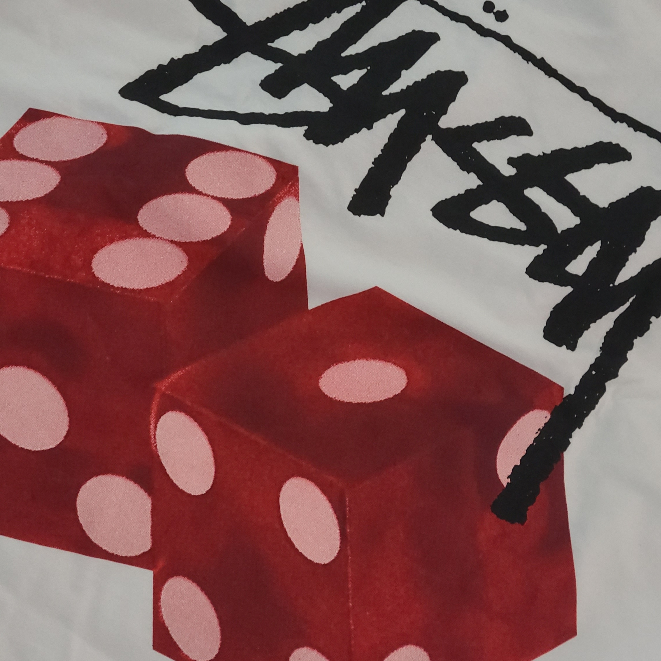 Stussy Diced Out T-Shirt White 착용 스타일