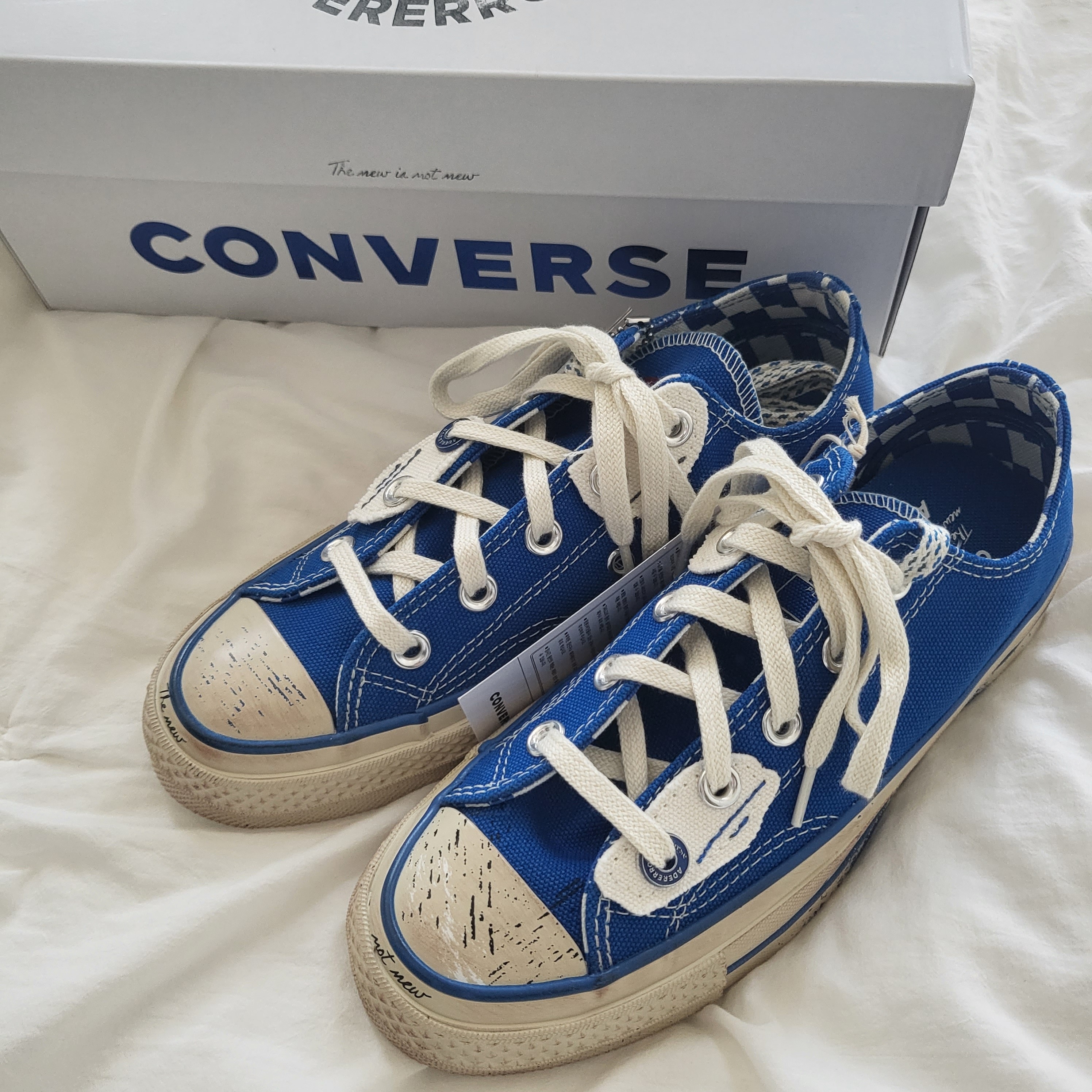 Converse x Ader Error Chuck 70 Ox Imperial Blue 착용 스타일