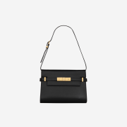 Saint Laurent Manhattan Small Shoulder Bag in Box Saint Laurent Leather Black