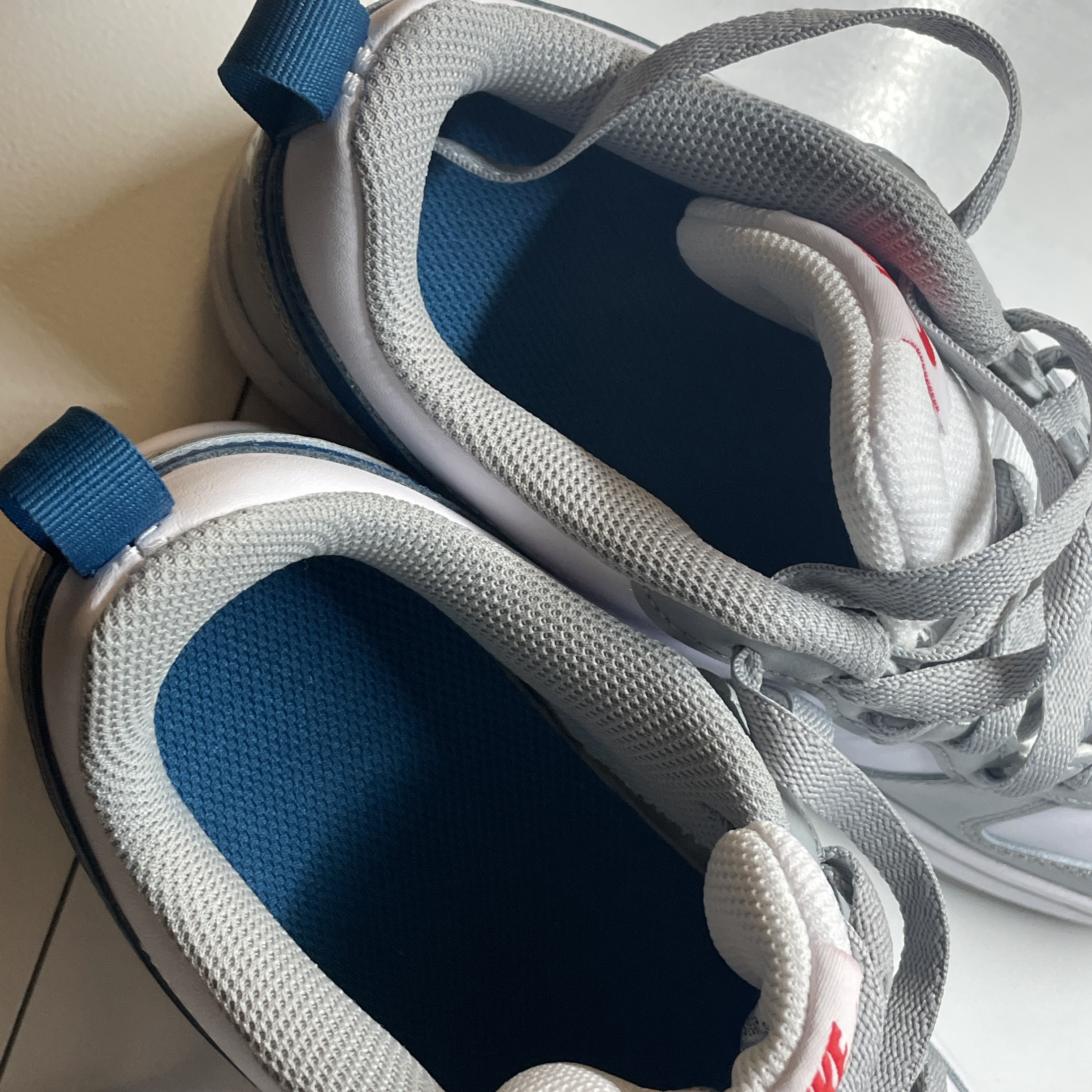 (GS) Nike Court Borough Low 2 Light Smoke Grey 착용 스타일 - 3