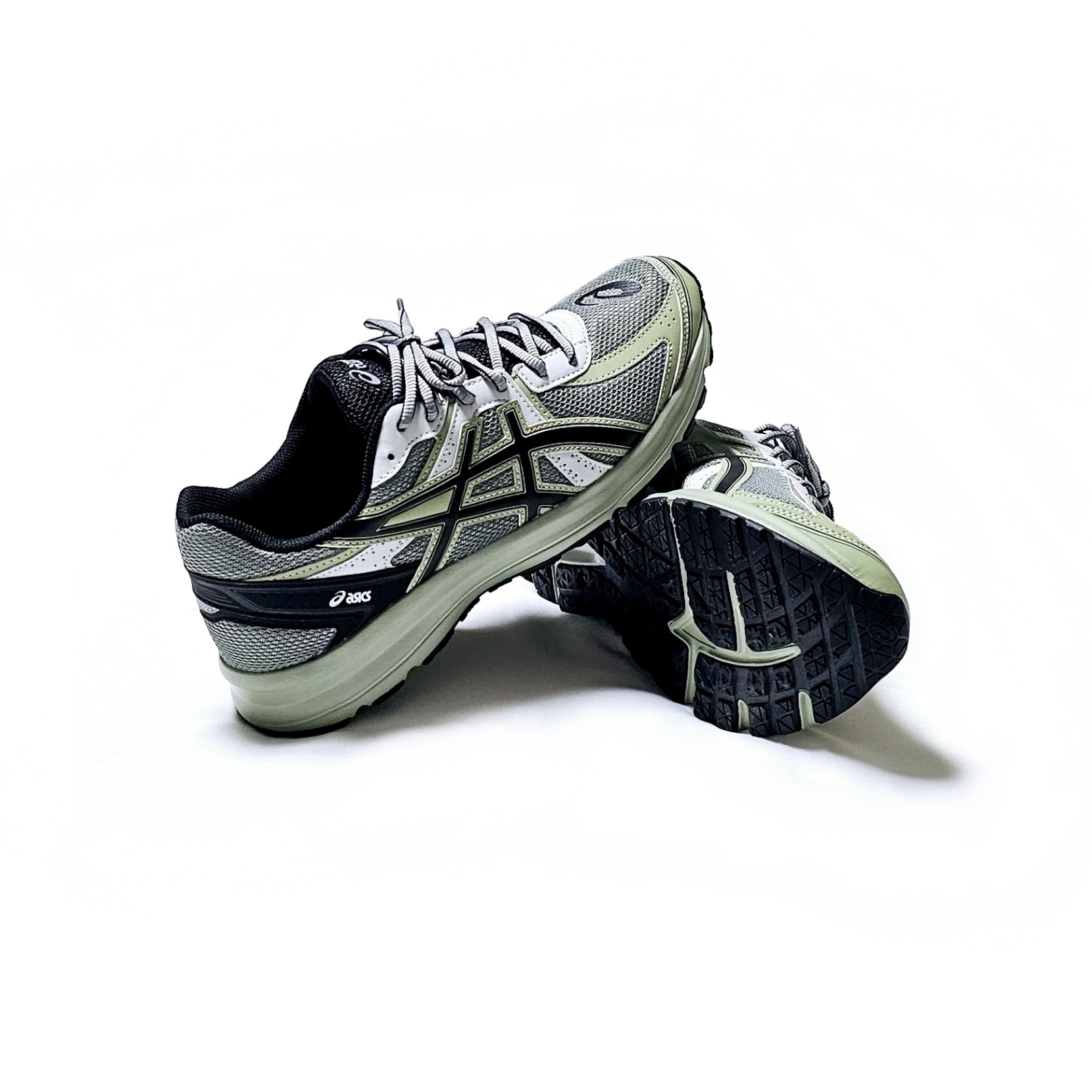 Asics Jog 100 S Sheet Rock - 2E Wide 착용 스타일 - 4