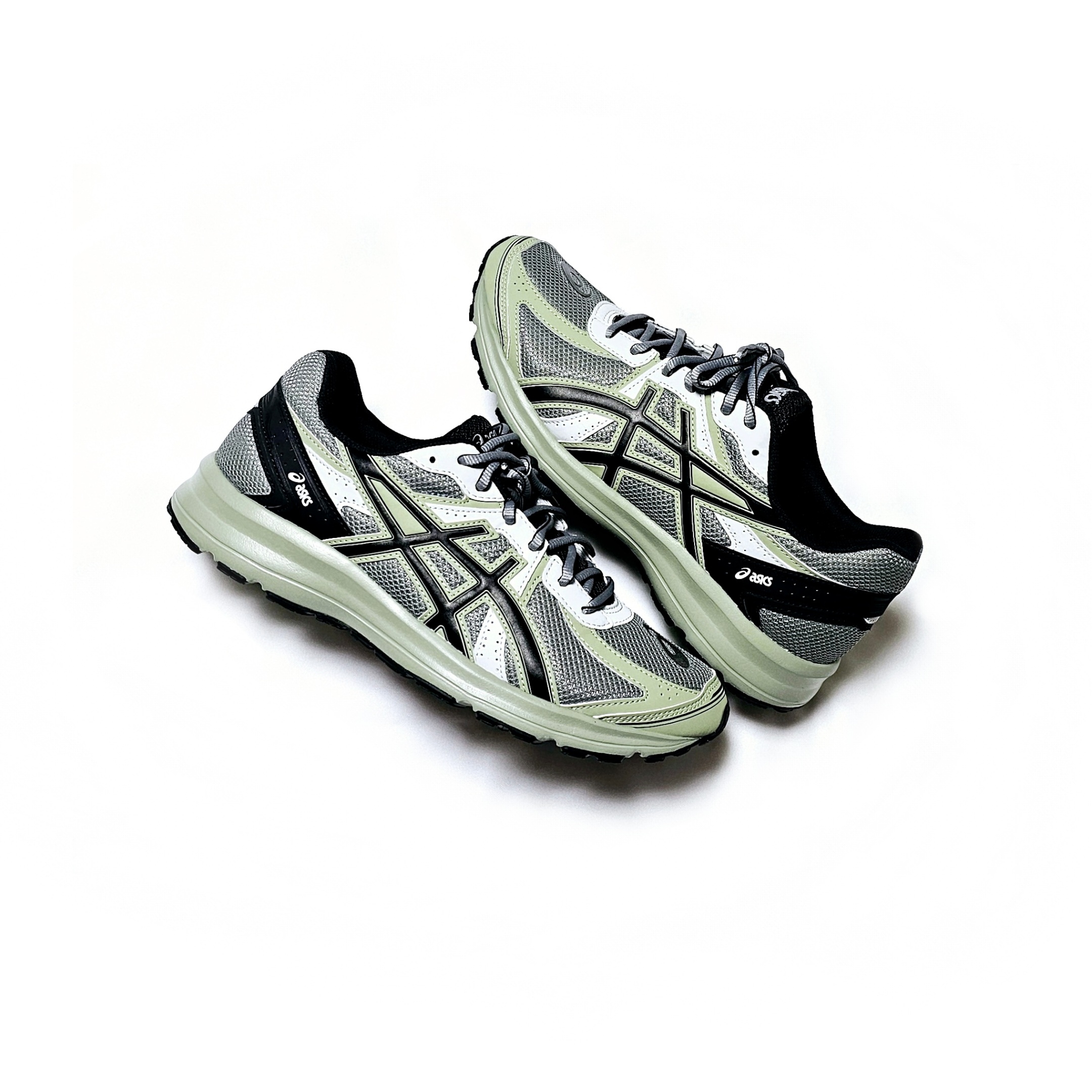 Asics Jog 100 S Sheet Rock - 2E Wide 착용 스타일 - 5