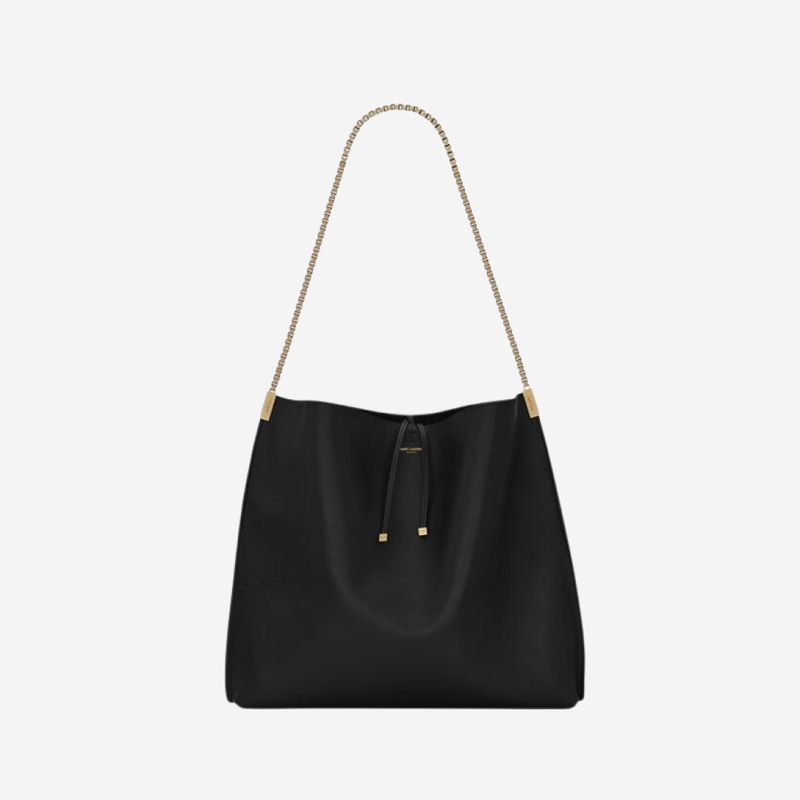 Saint Laurent Suzanne Medium Hobo Bag In Smooth Leather Black 상세 이미지 1