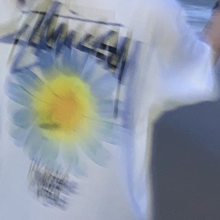 Stussy ITP Flower T-Shirt White 착용 스타일 - 2