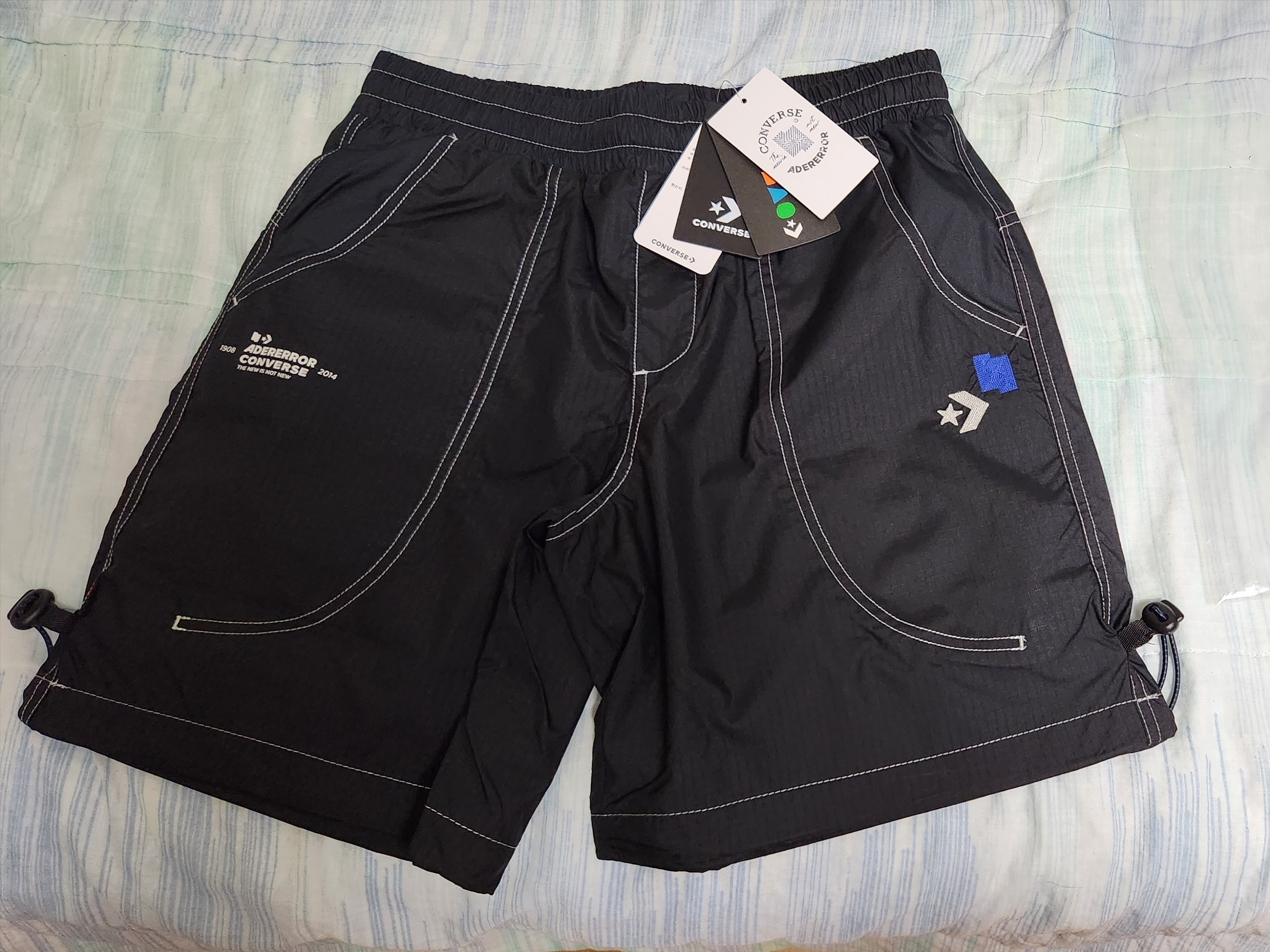 Converse x Ader Error Shapes Shorts Black 착용 스타일