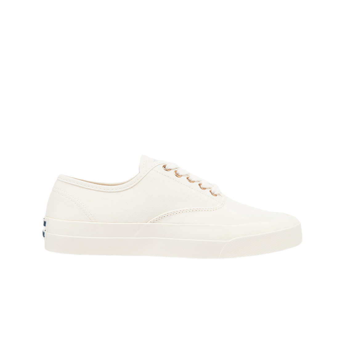 CU04706WW9000-WH Maison Kitsune Canvas Laced Sneaker White