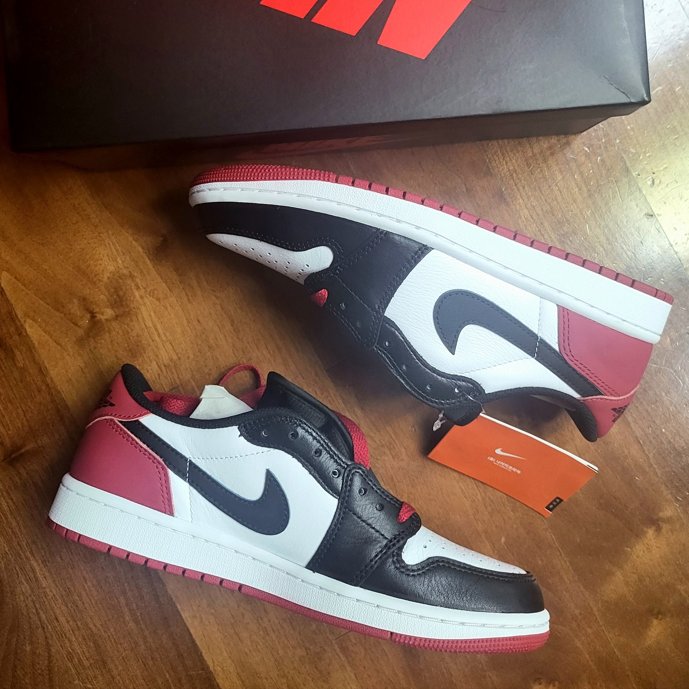 Jordan 1 Retro Low OG Black Toe 착용 스타일