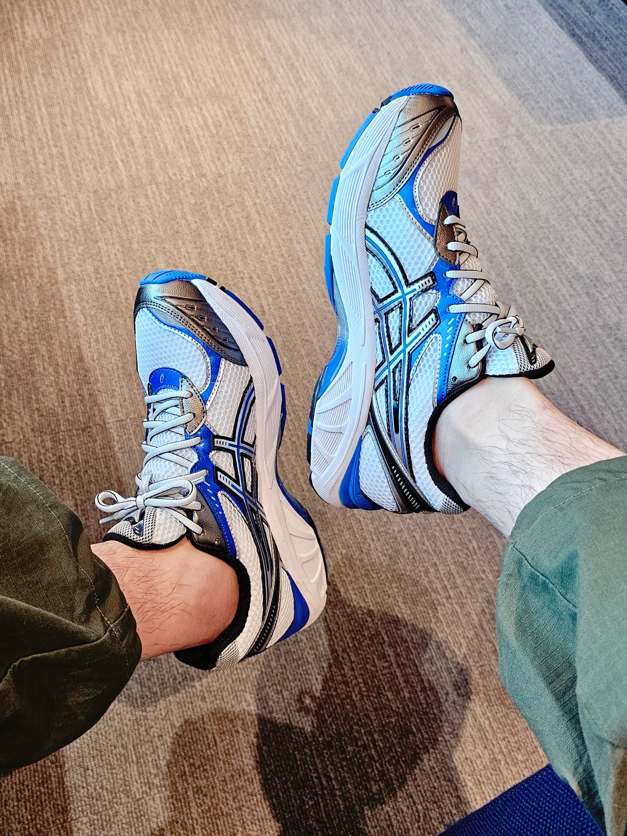 Asics GT-2160 White Illusion Blue 착용 스타일 - 2