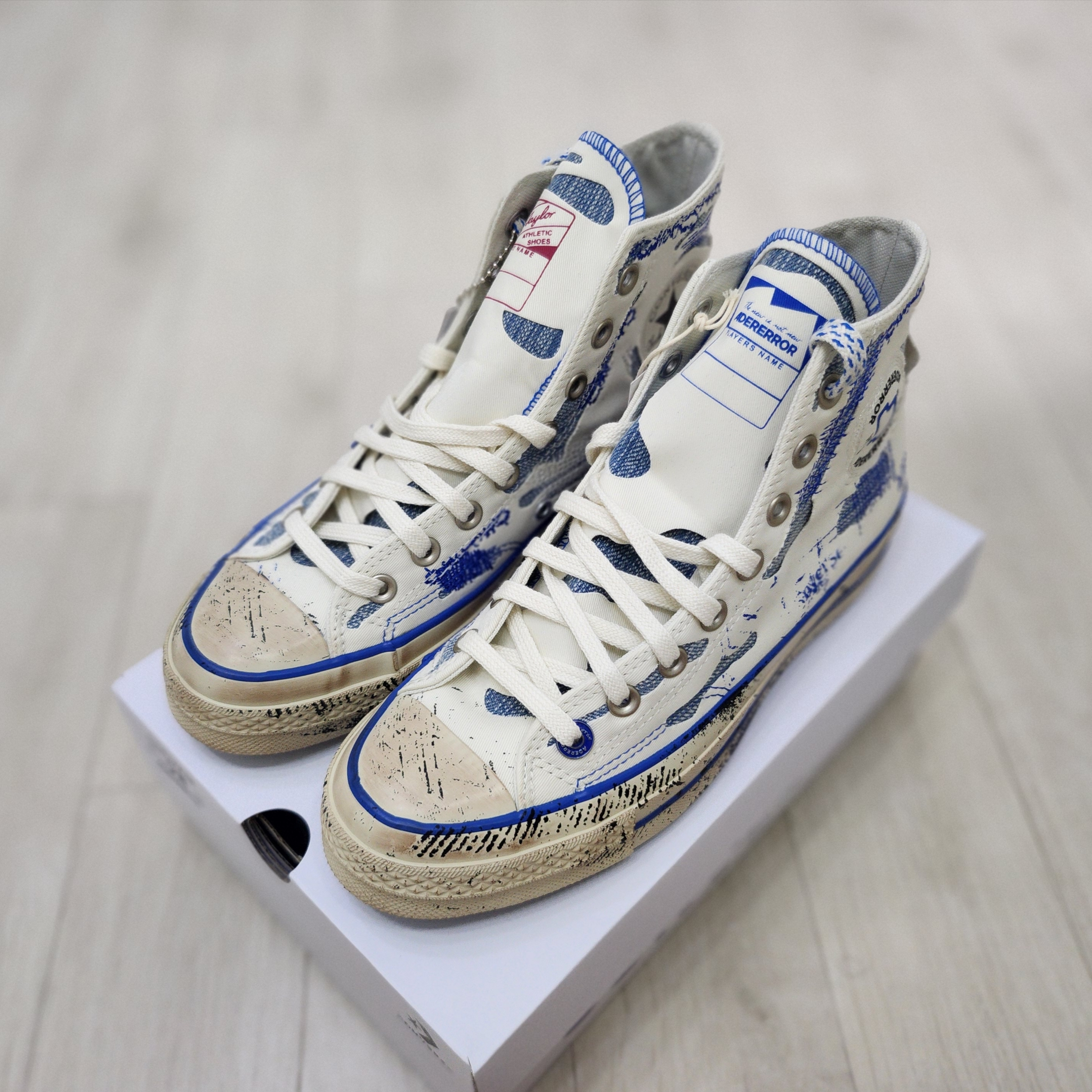 Converse x Ader Error Chuck 70 High White 착용 스타일 - 2