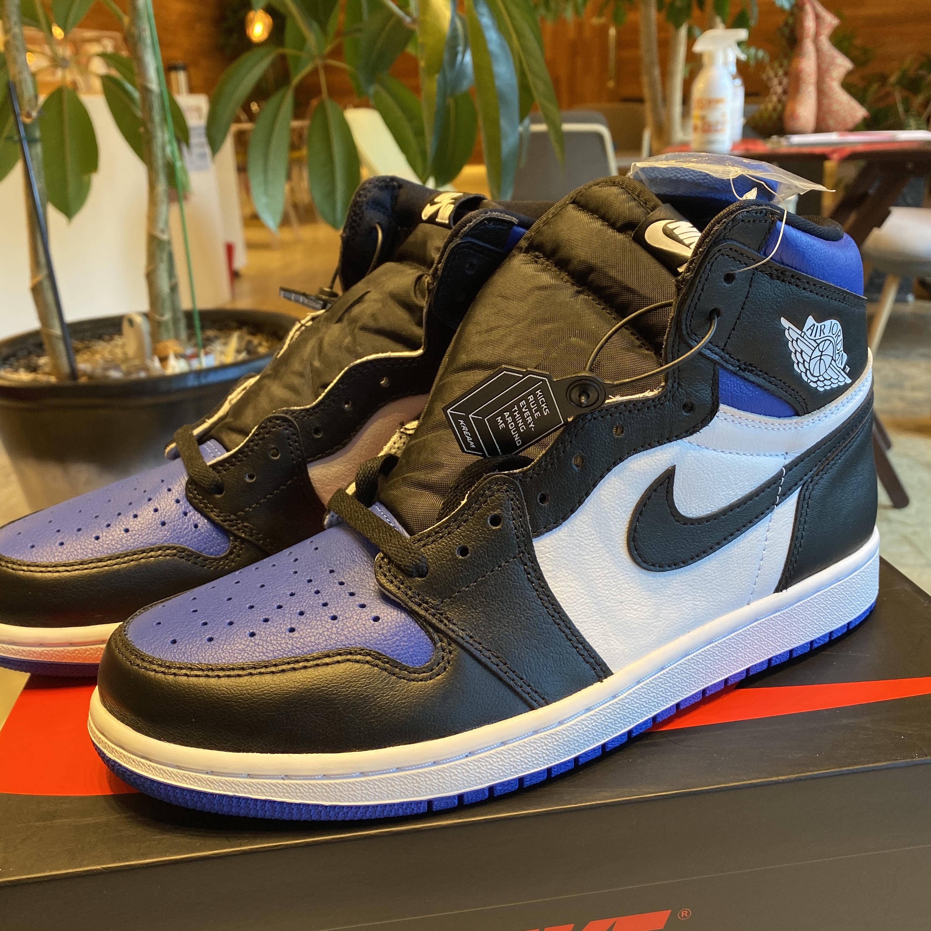 Jordan 1 Retro High OG Royal Toe 착용 스타일 - 1