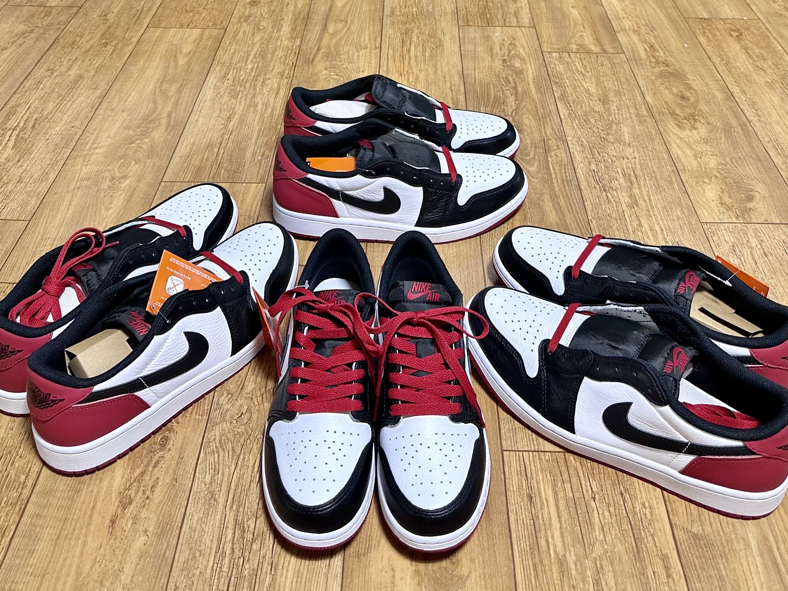 Jordan 1 Retro Low OG Black Toe 착용 스타일
