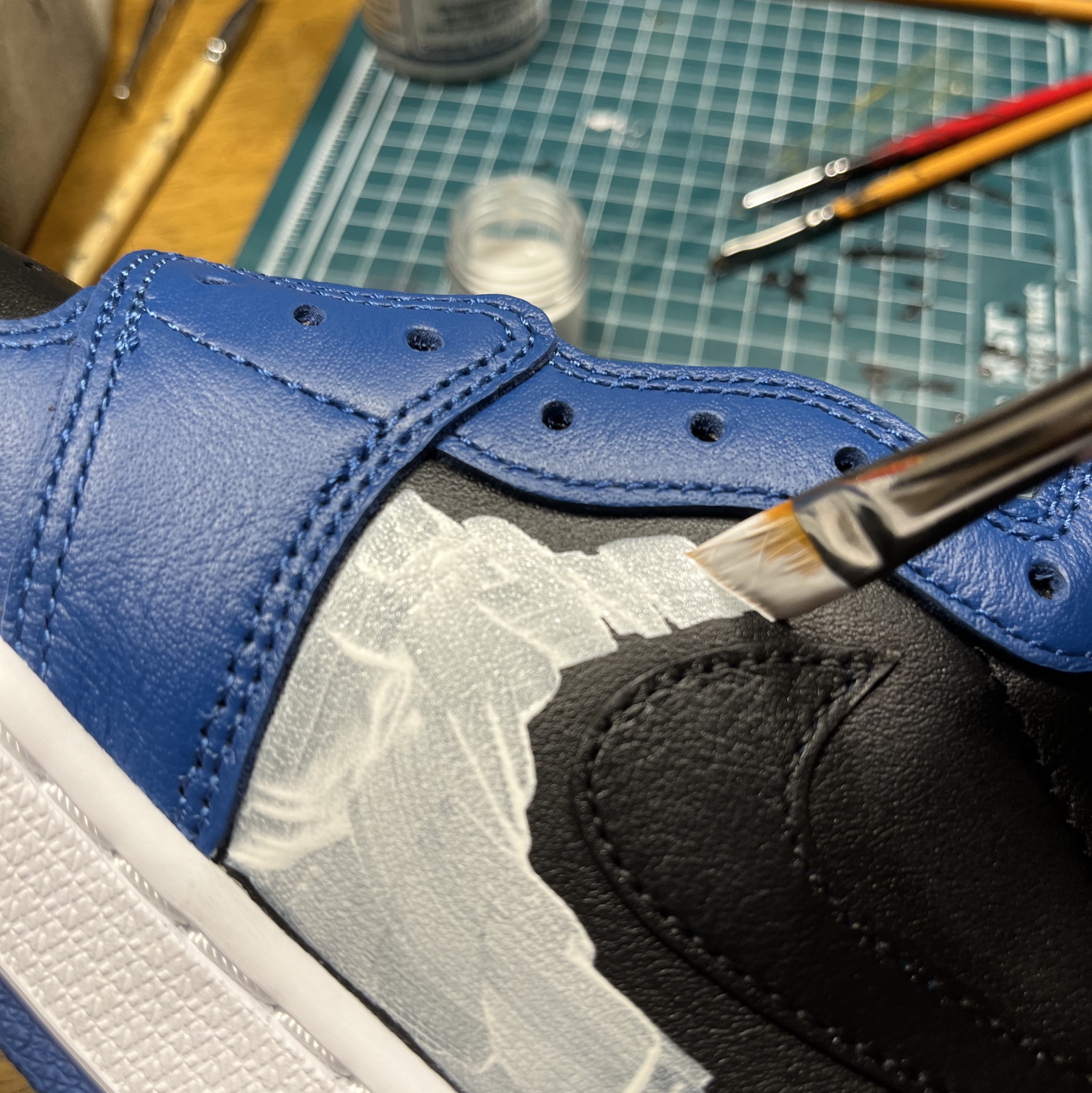 Jordan 1 Retro High OG Dark Marina Blue 착용 스타일