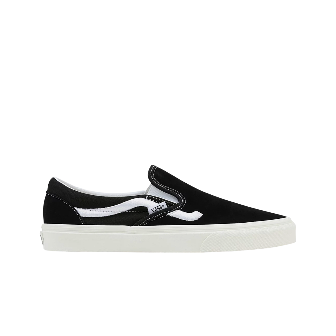 반스 클래식 슬립온 사이드 스트라이프 블랙(Vans Classic Slip-On Sidestripe Black) - 1