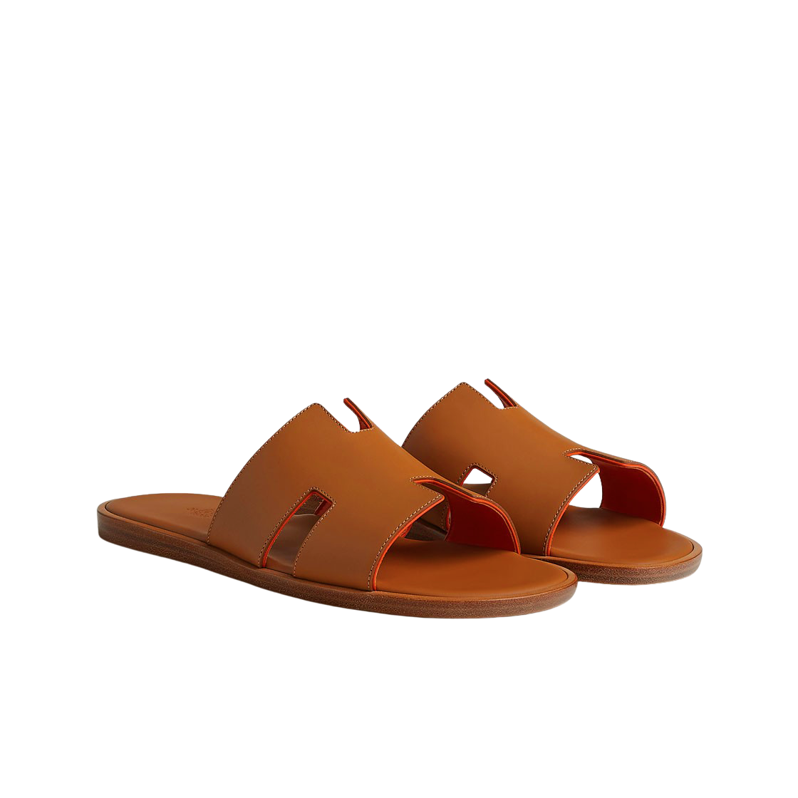 에르메스 이즈미르 샌들 나파 & 나뛰렐 오랑쥬(Hermes Izmir Sandal Nappa & Naturel Orange) - 2