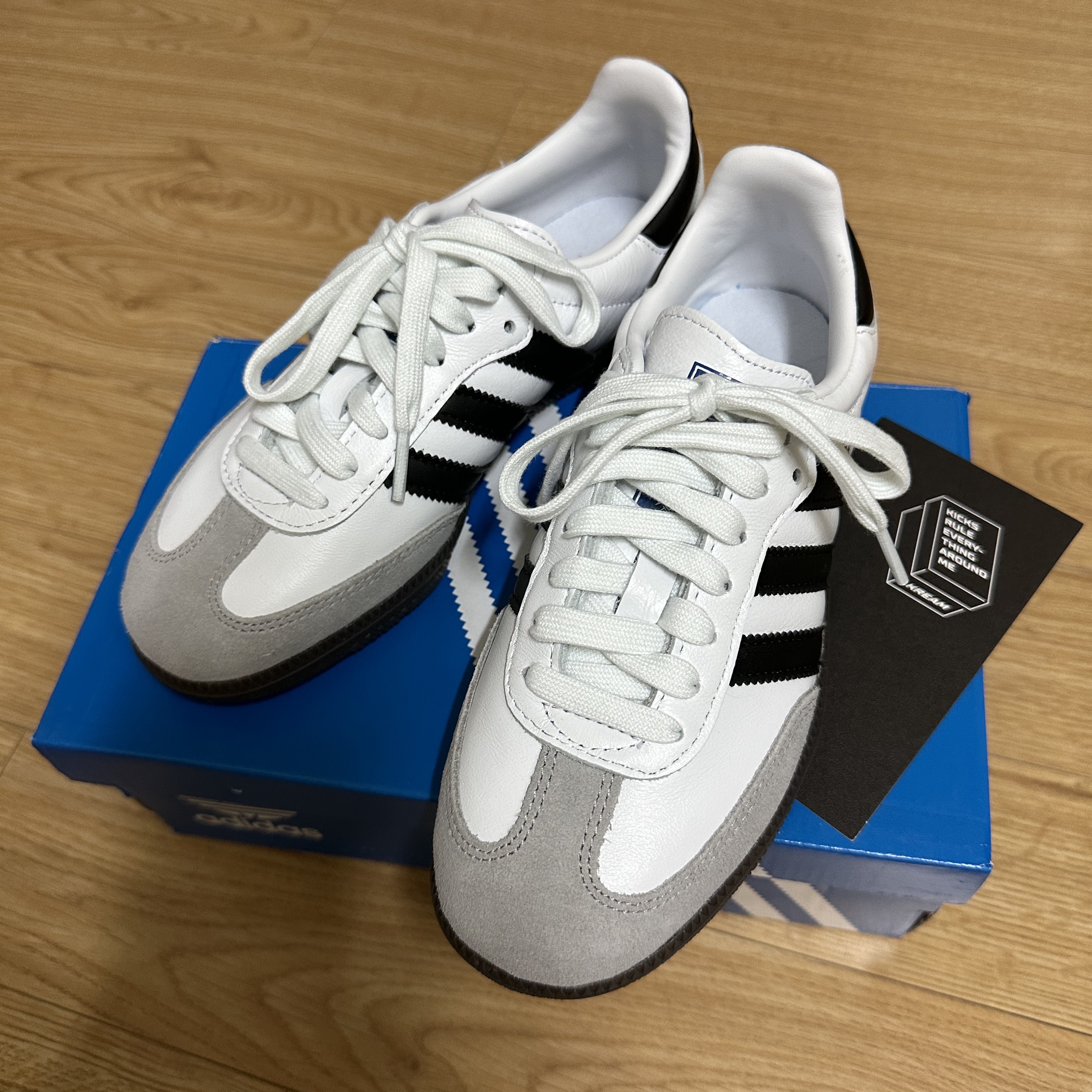 Adidas Samba OG Cloud White 착용 스타일