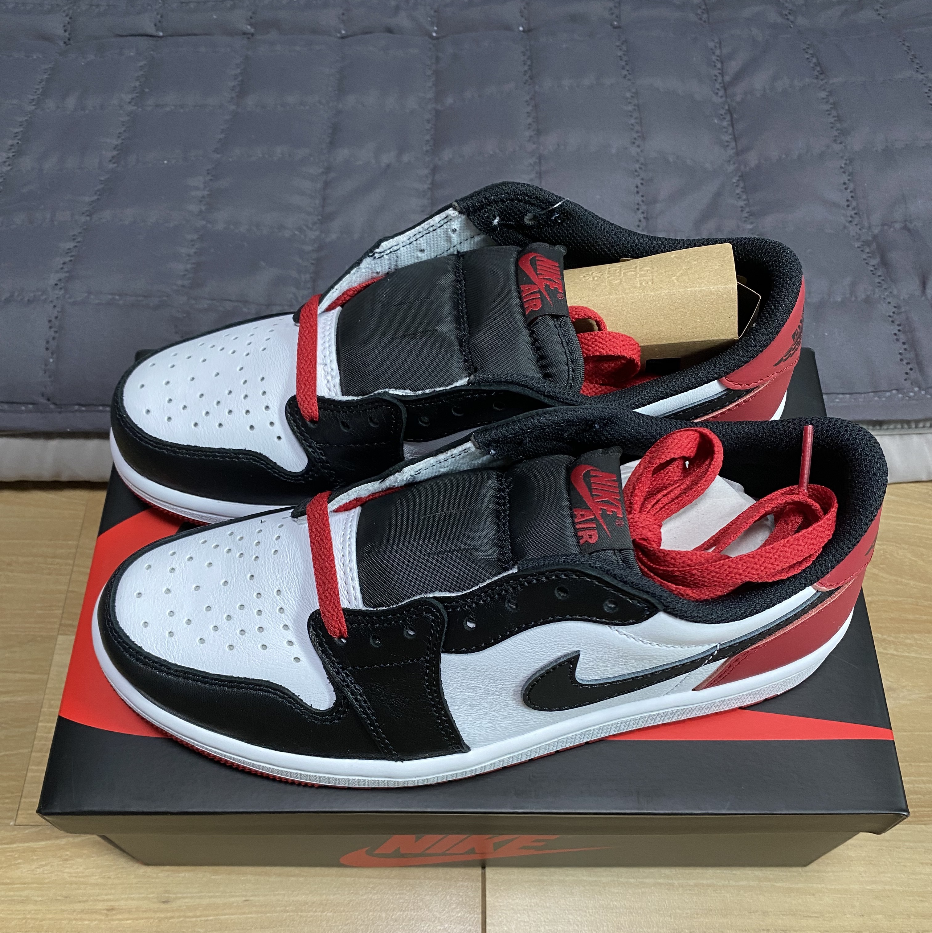 Jordan 1 Retro Low OG Black Toe 착용 스타일