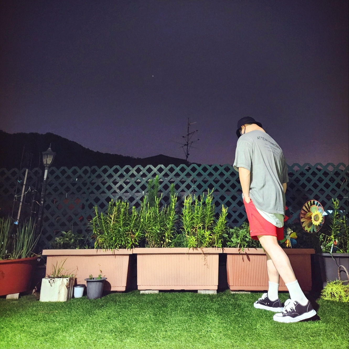 Maison Mihara Yasuhiro Peterson OG Sole Canvas Low Sneakers Black 착용 스타일 - 2