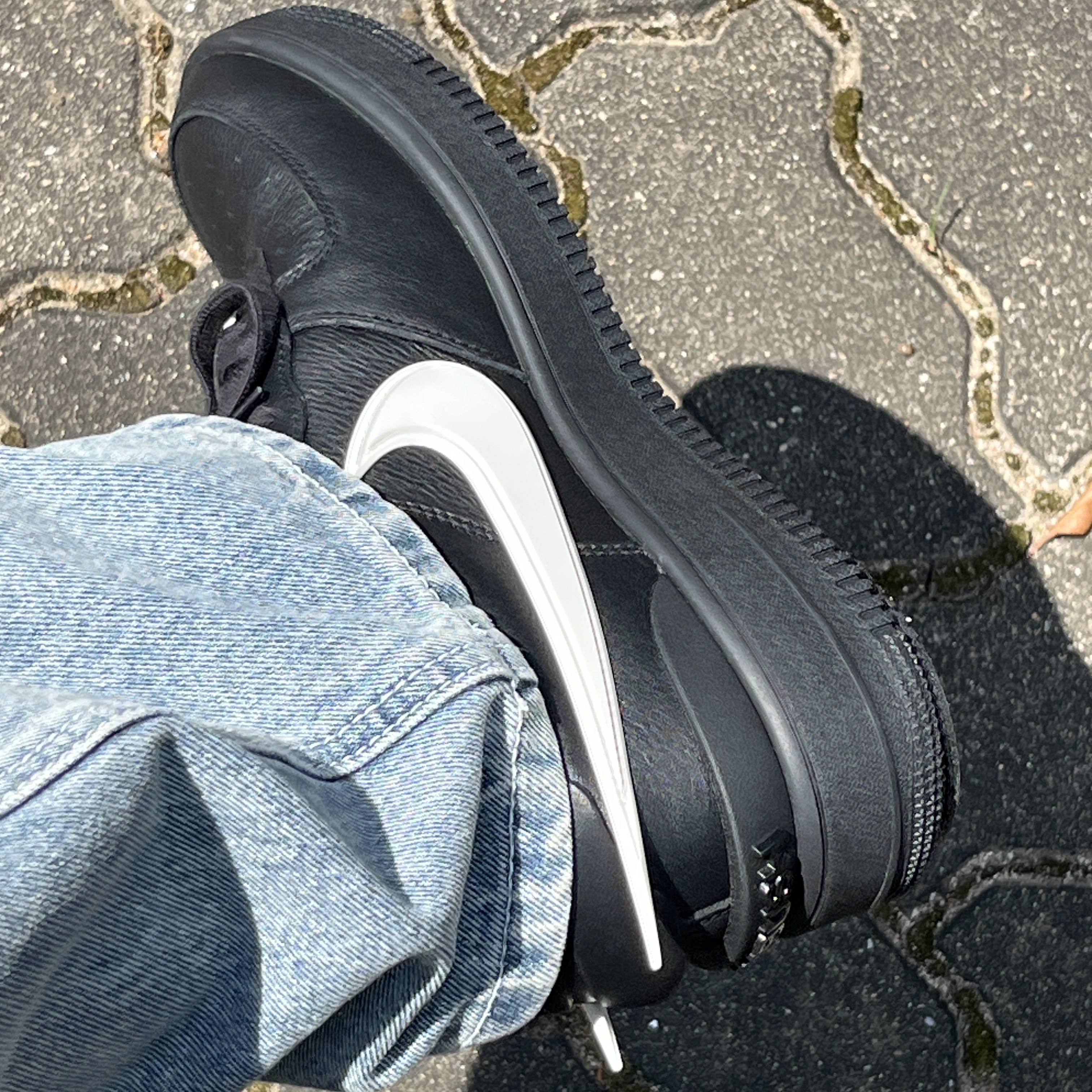 Nike x Ambush Air Force 1 Low SP Black 착용 스타일 - 1