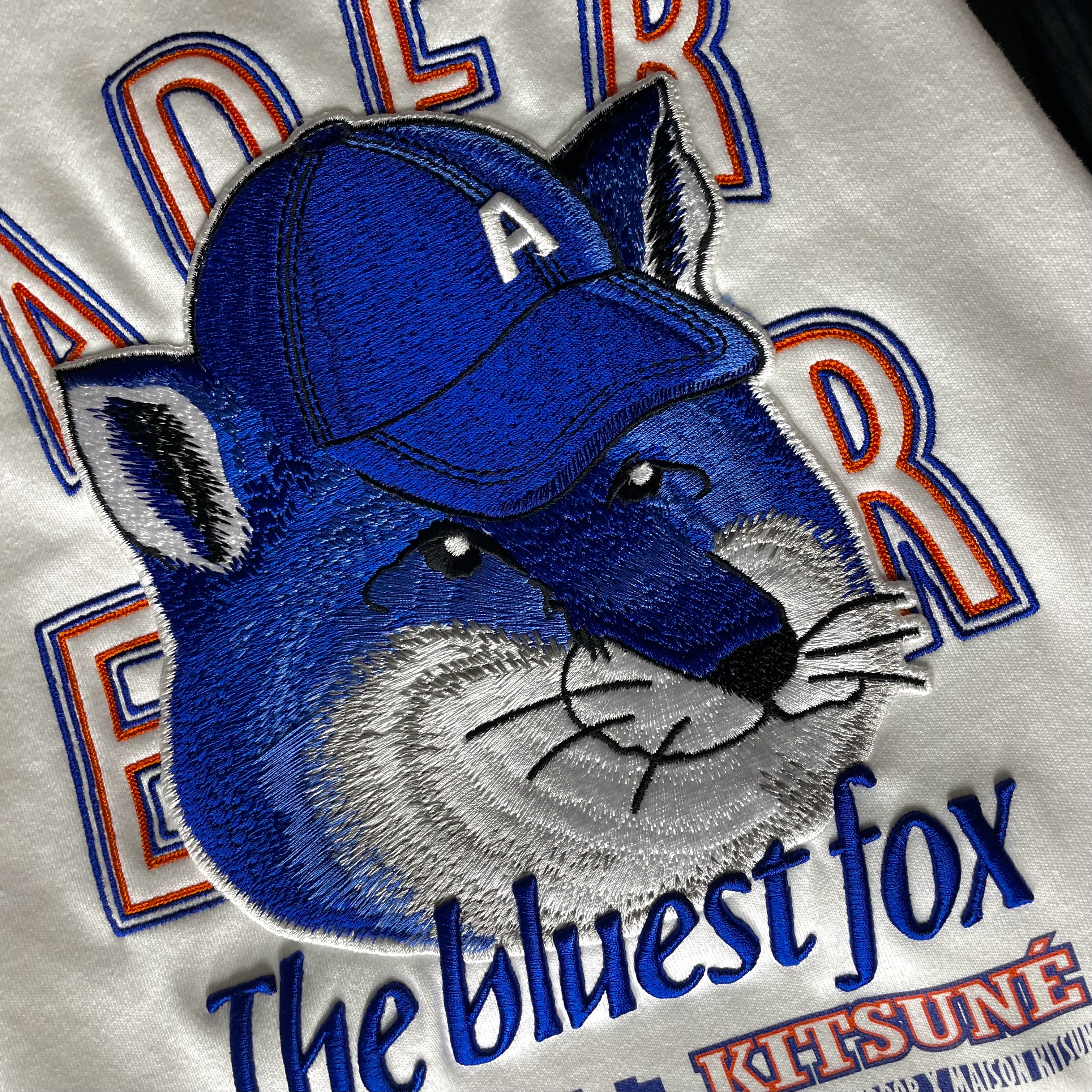 Maison Kitsune x Ader Error The Bluest Fox T-Shirt White 착용 스타일