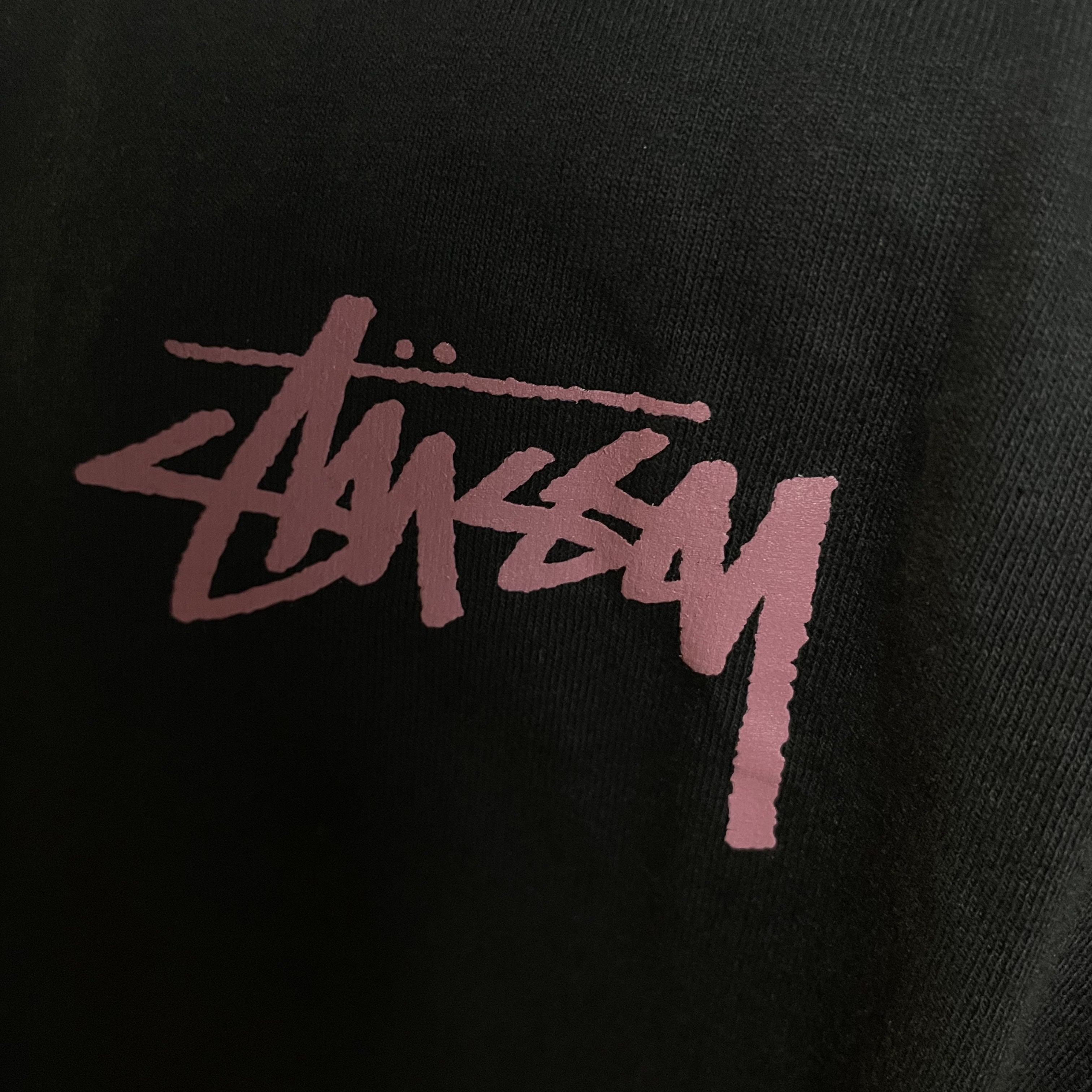 Stussy Skate Tough T-Shirt Black 착용 스타일 - 2