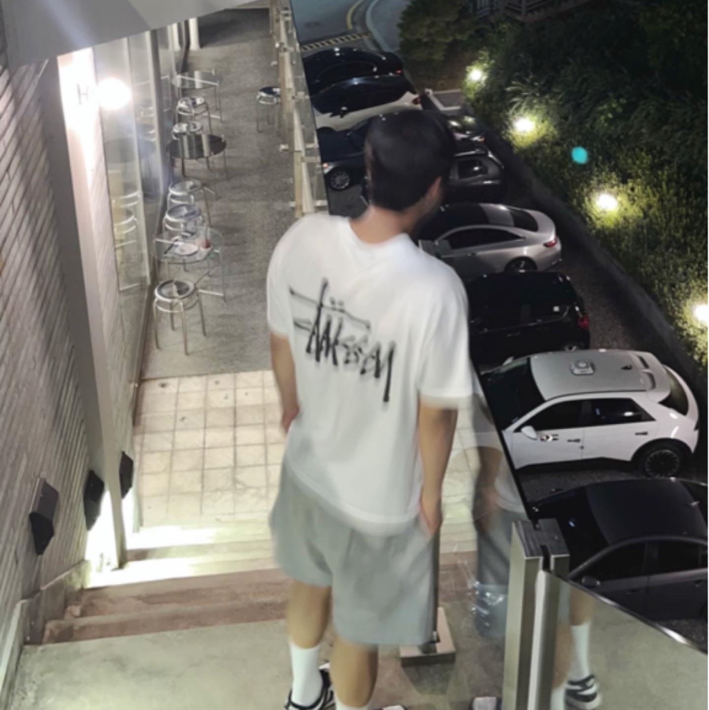 Stussy Basic Stussy T-Shirt White 2023 착용 스타일 - 2