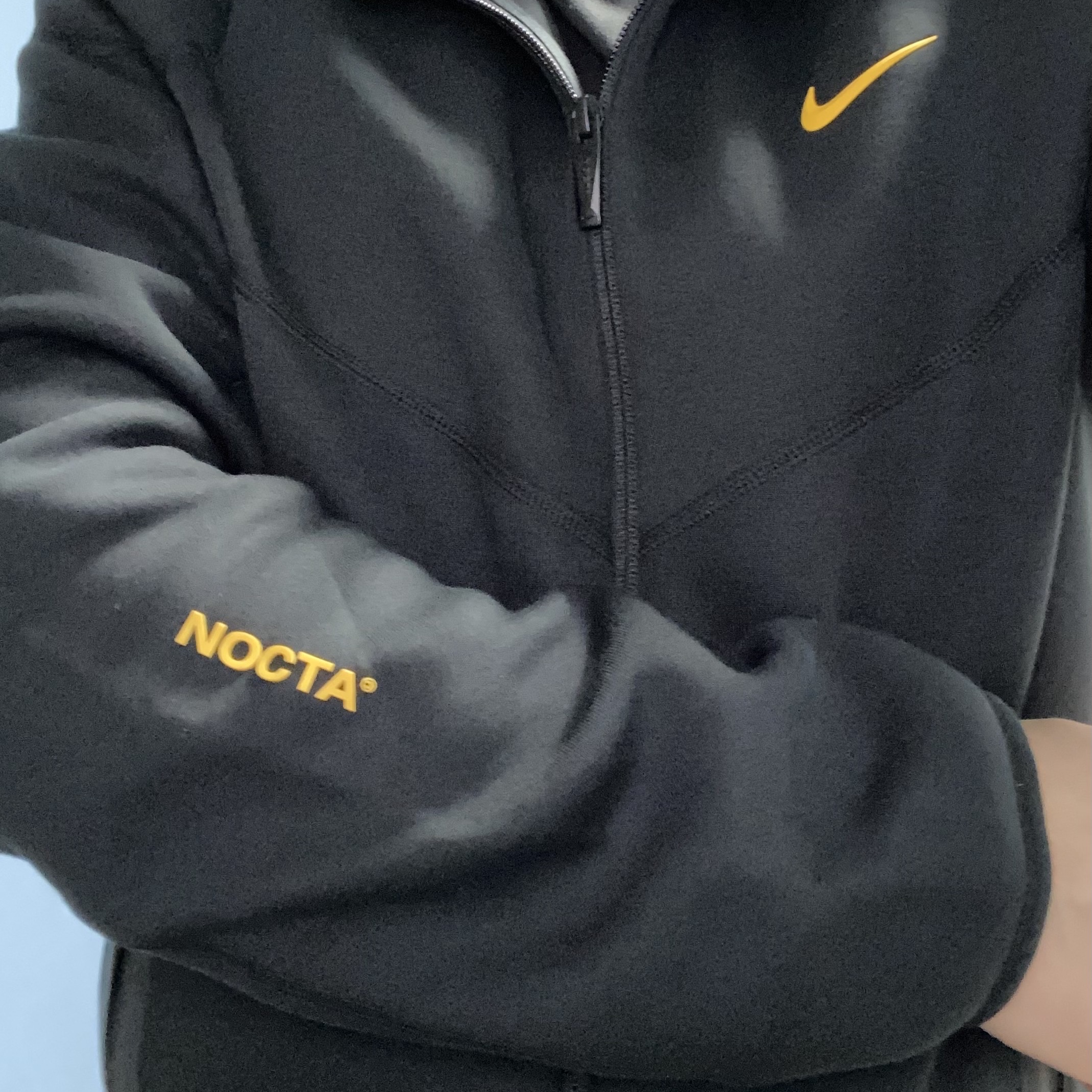 Nike x Drake Nocta Tech Fleece Hoodie Black (FD8453-010) 착용 스타일