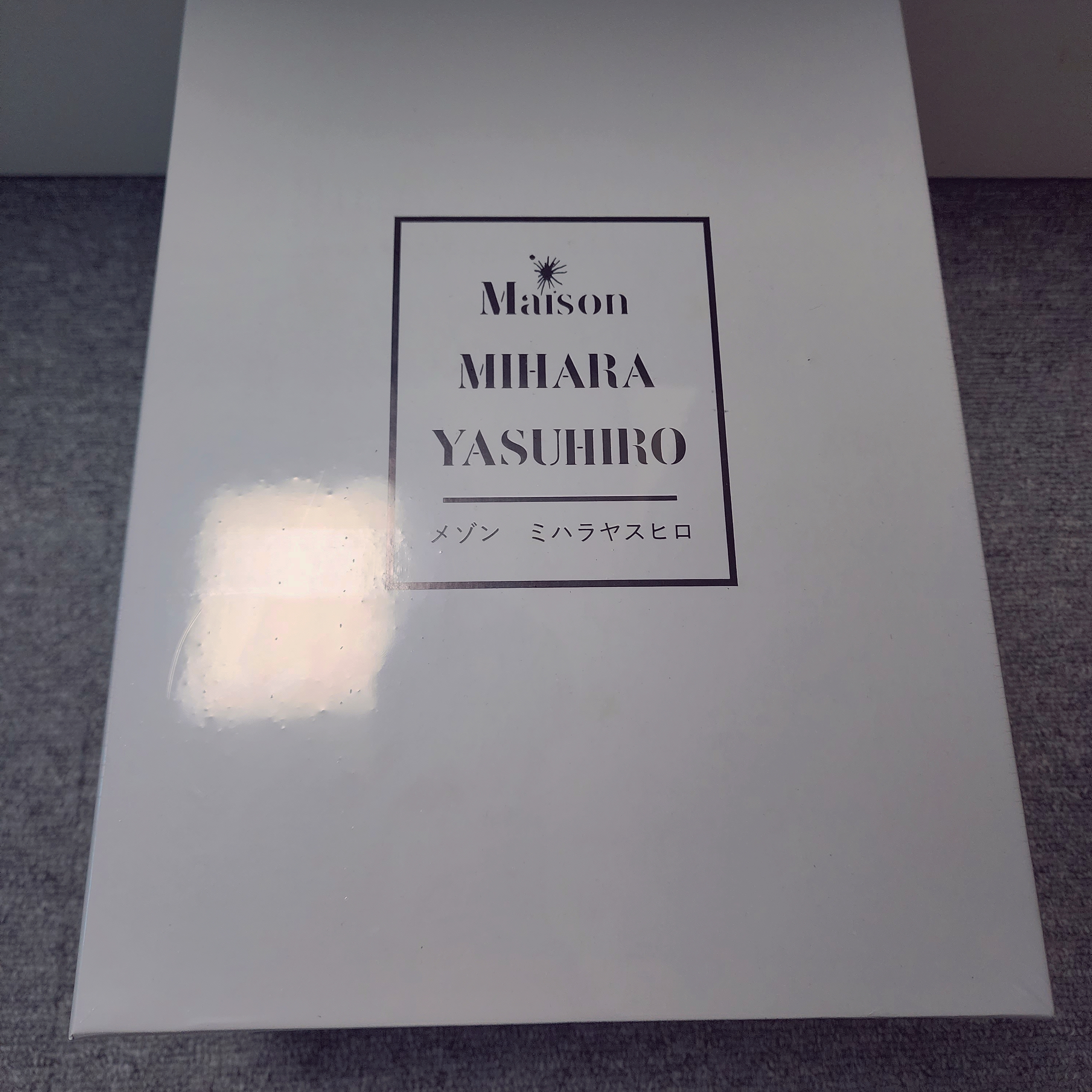 Maison Mihara Yasuhiro Peterson OG Sole Canvas Low Sneakers White 착용 스타일 - 1