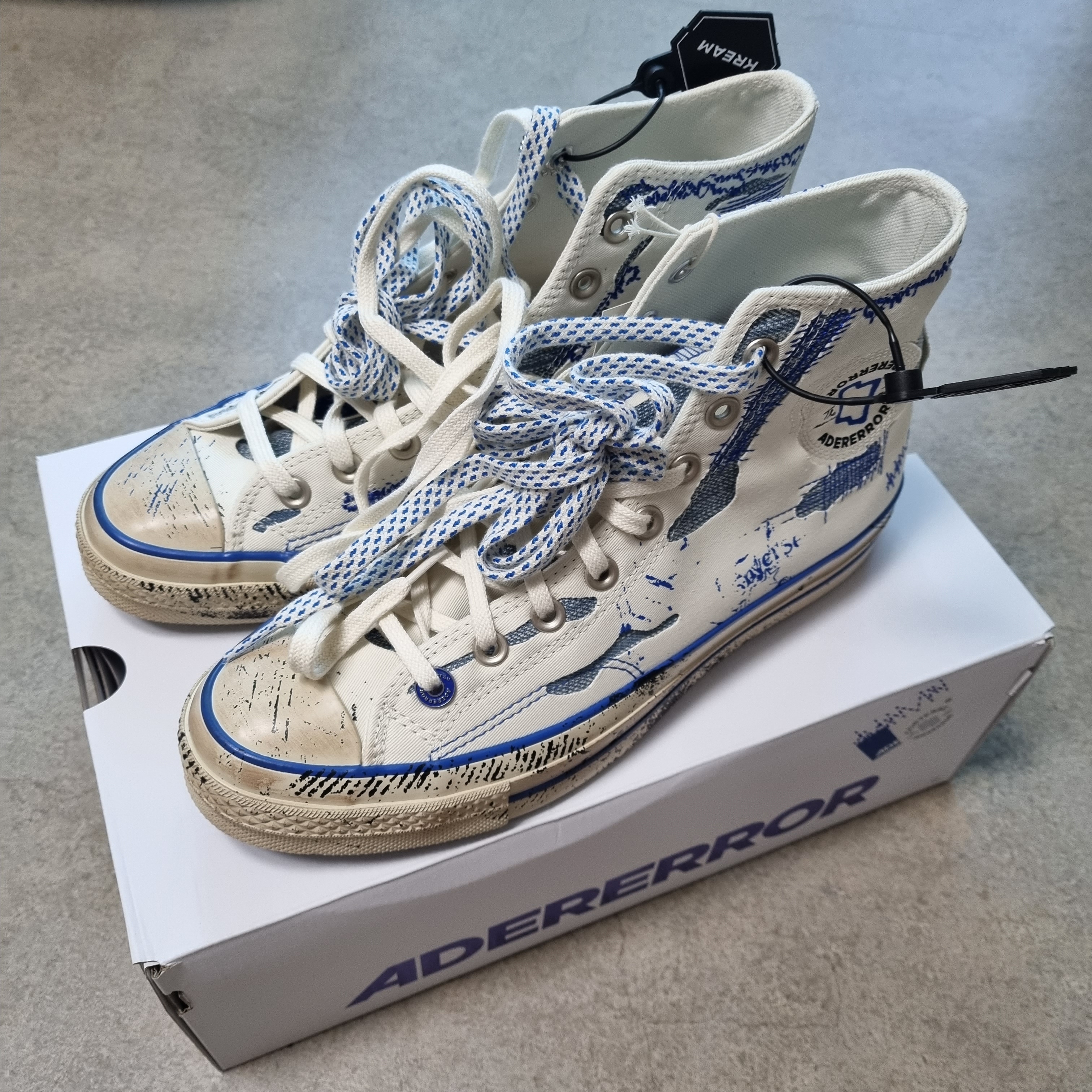 Converse x Ader Error Chuck 70 High White 착용 스타일