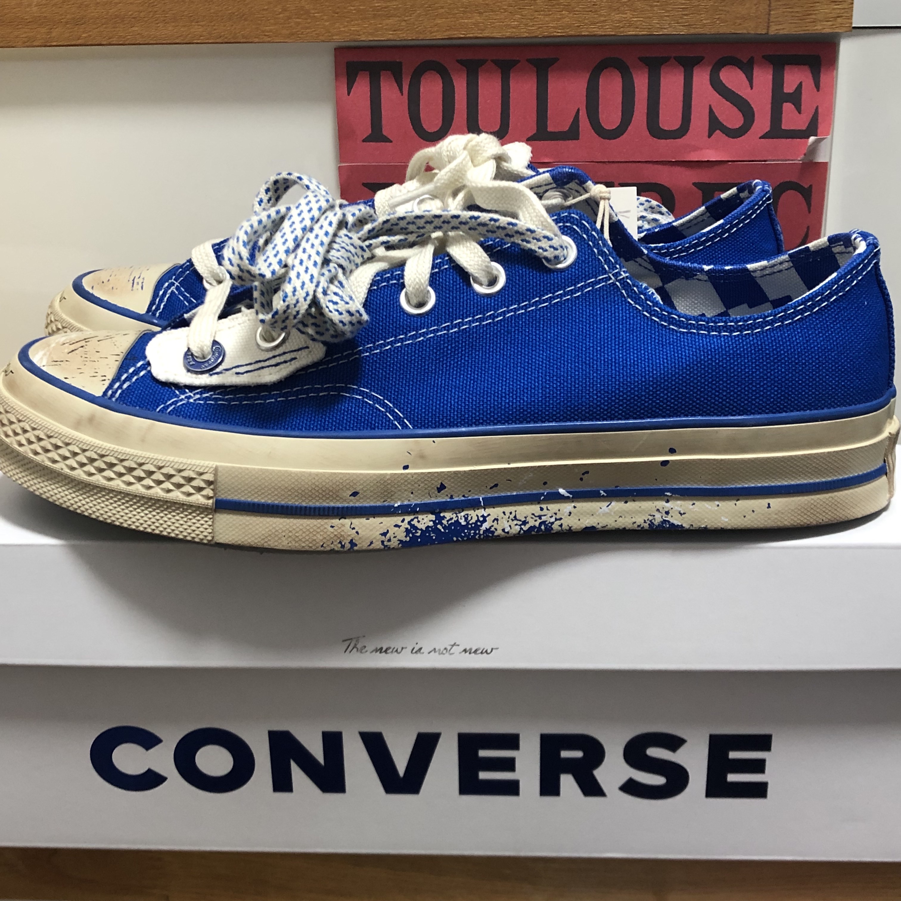 Converse x Ader Error Chuck 70 Ox Imperial Blue 착용 스타일