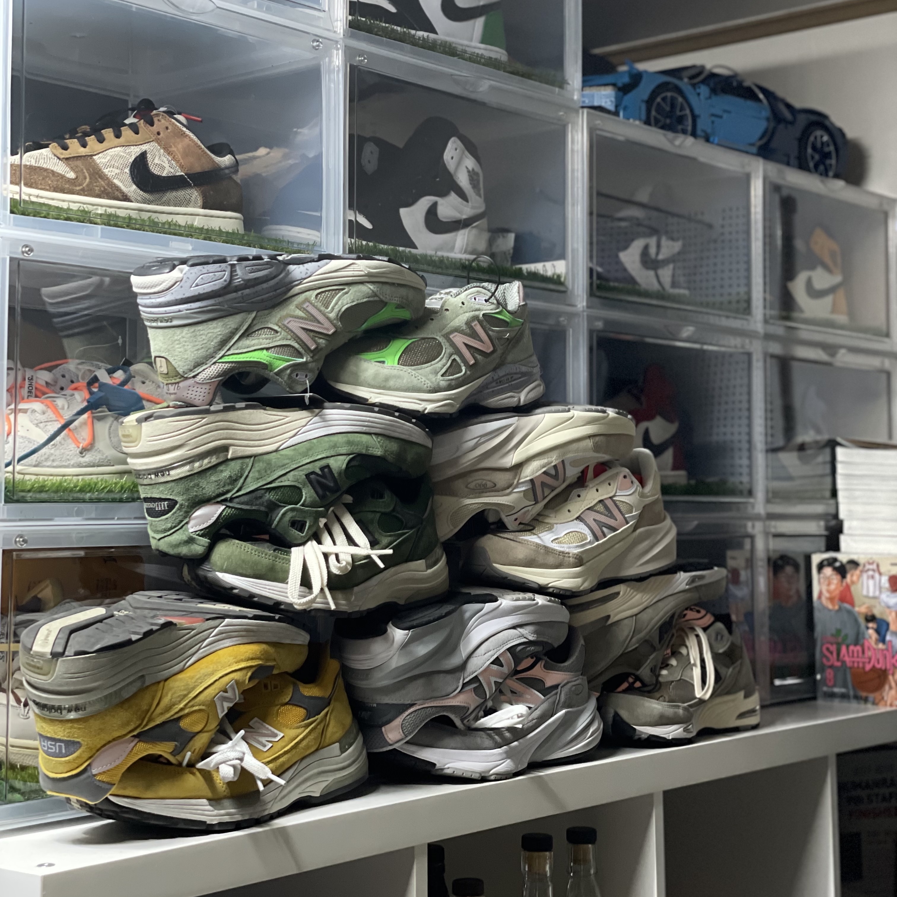 New Balance 990v6 Made in USA Cream Mindful Grey 착용 스타일 - 2