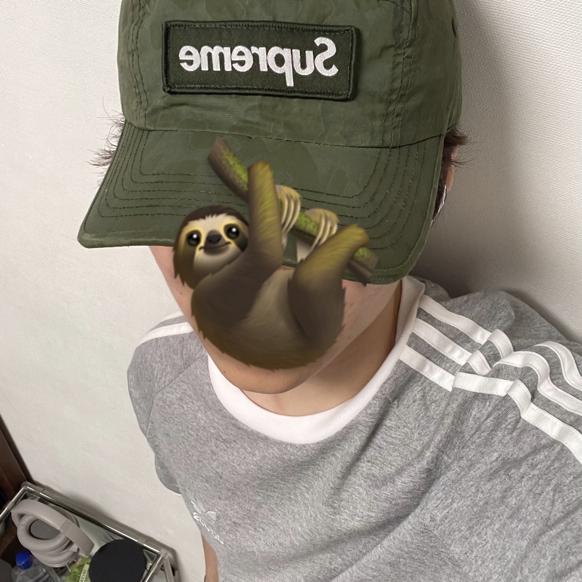 Supreme Overdyed Camo Nylon Camp Cap Green - 23SS 착용 스타일