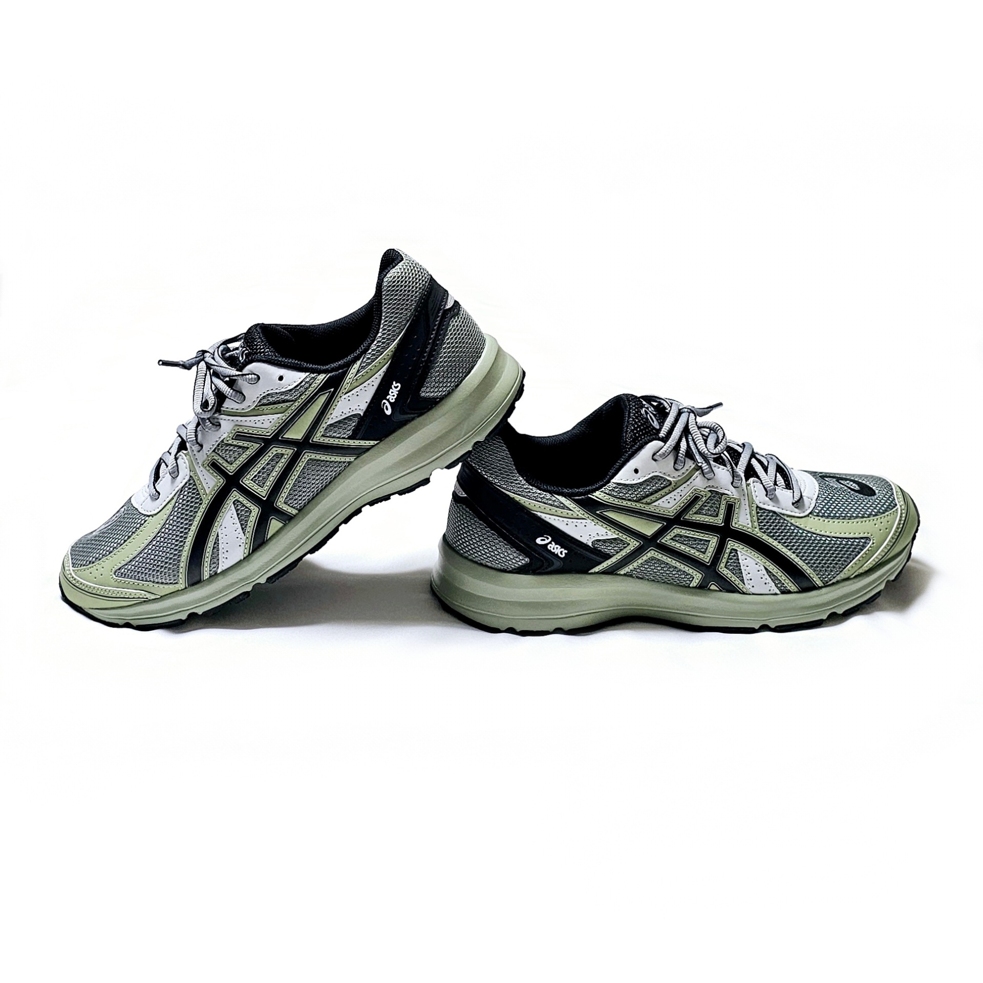 Asics Jog 100 S Sheet Rock - 2E Wide 착용 스타일 - 3