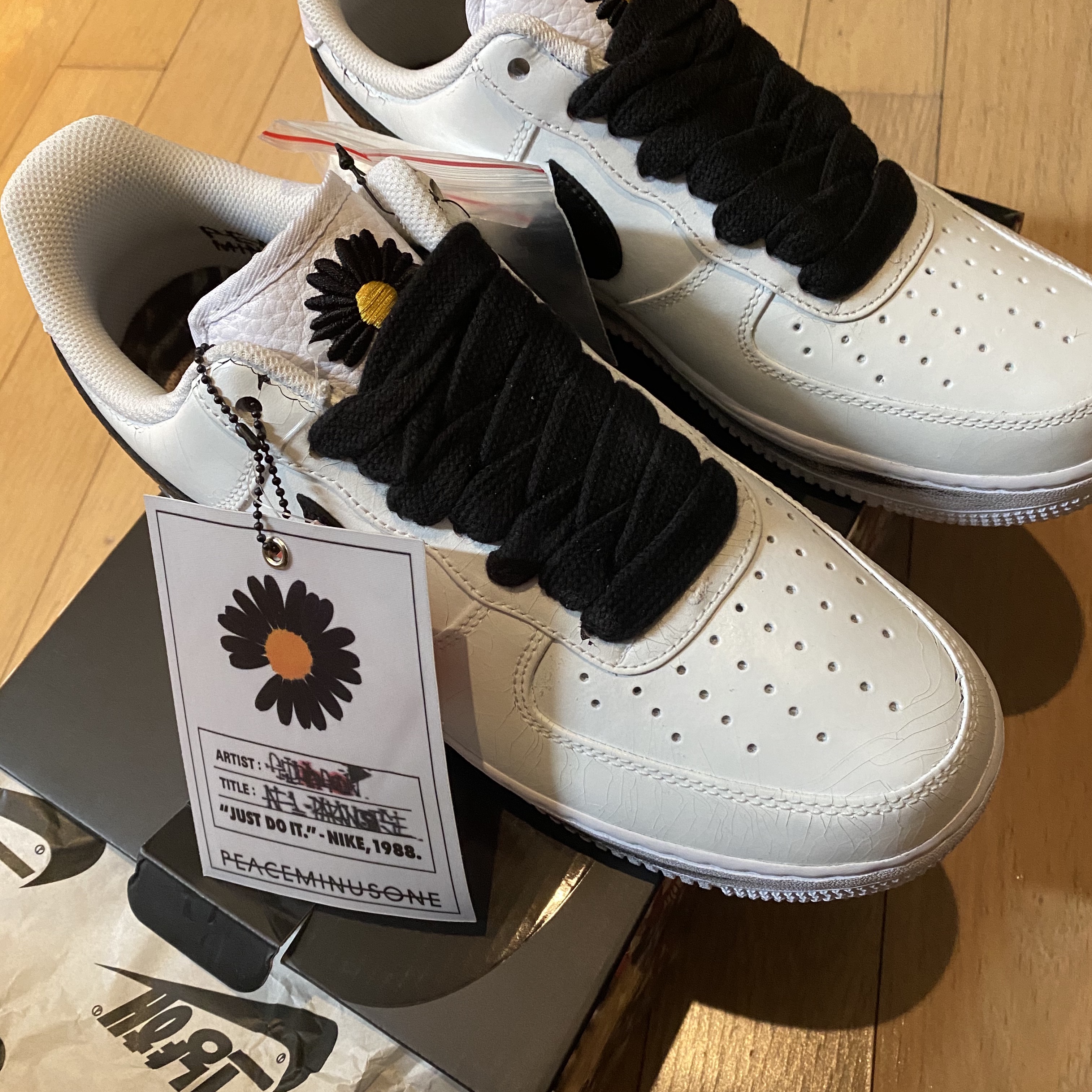 Nike x Peaceminusone Air Force 1 Low Para-Noise 2.0 착용 스타일 - 2