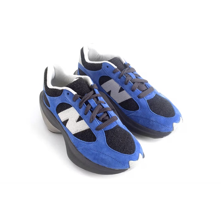 New Balance 574 Heritage Blue White, New Balance 327 Vintage Luxe Blue 착용 스타일 - 3