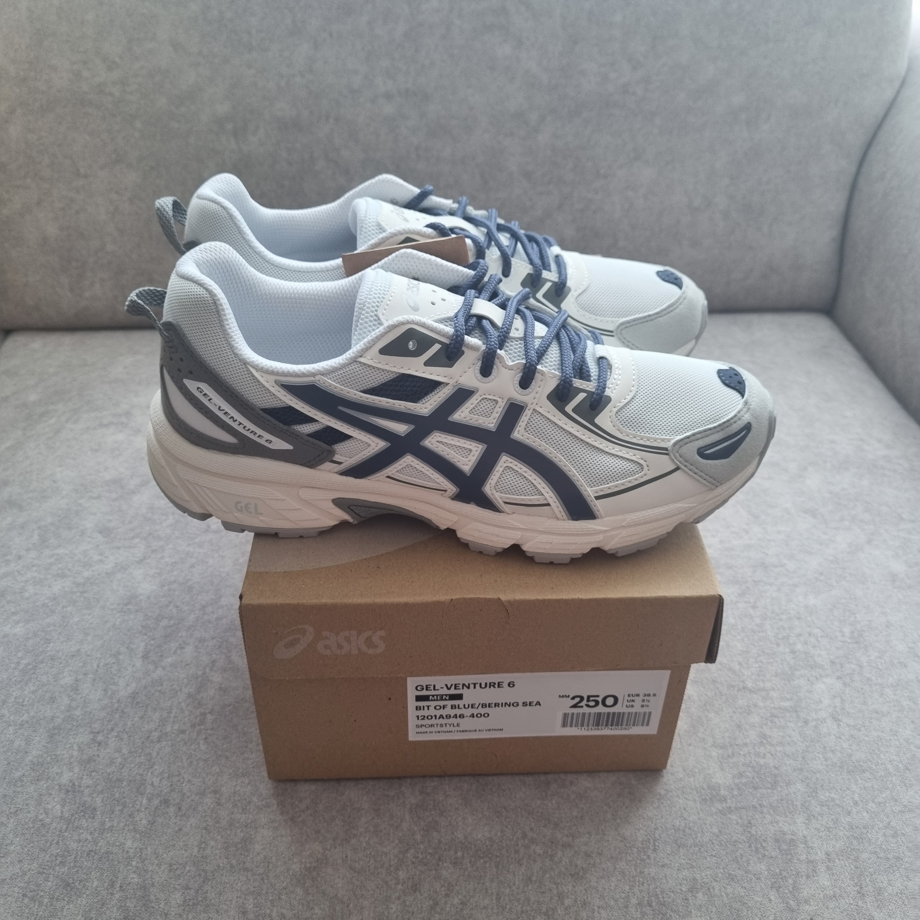 Asics Gel-Venture 6 Bering Sea 착용 스타일