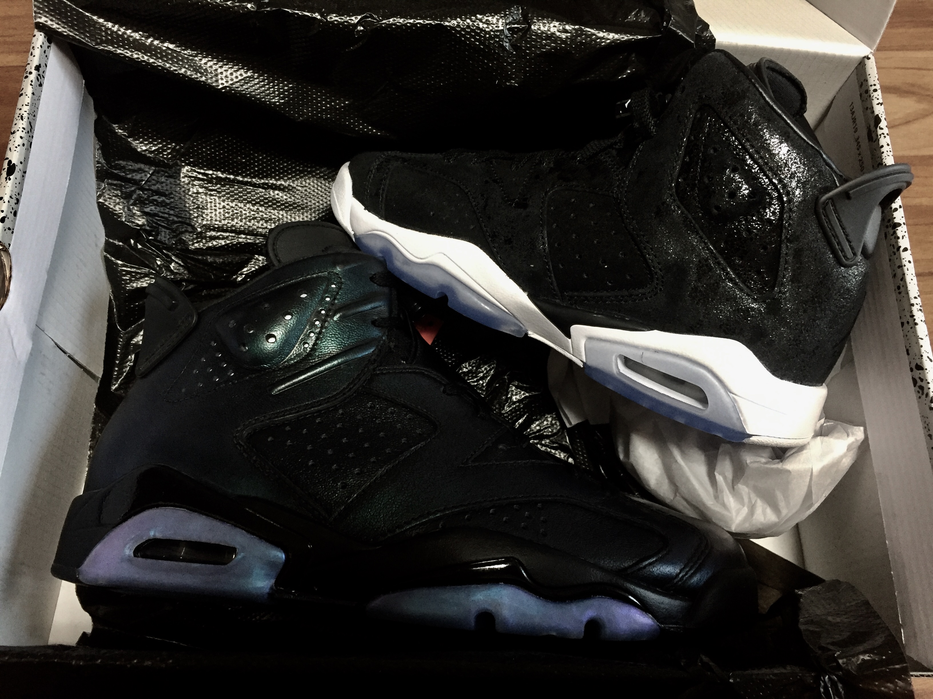 Jordan 6 Retro All Star 2017 Chameleon, (GS) Jordan 6 Retro Premium HC Heiress 착용 스타일