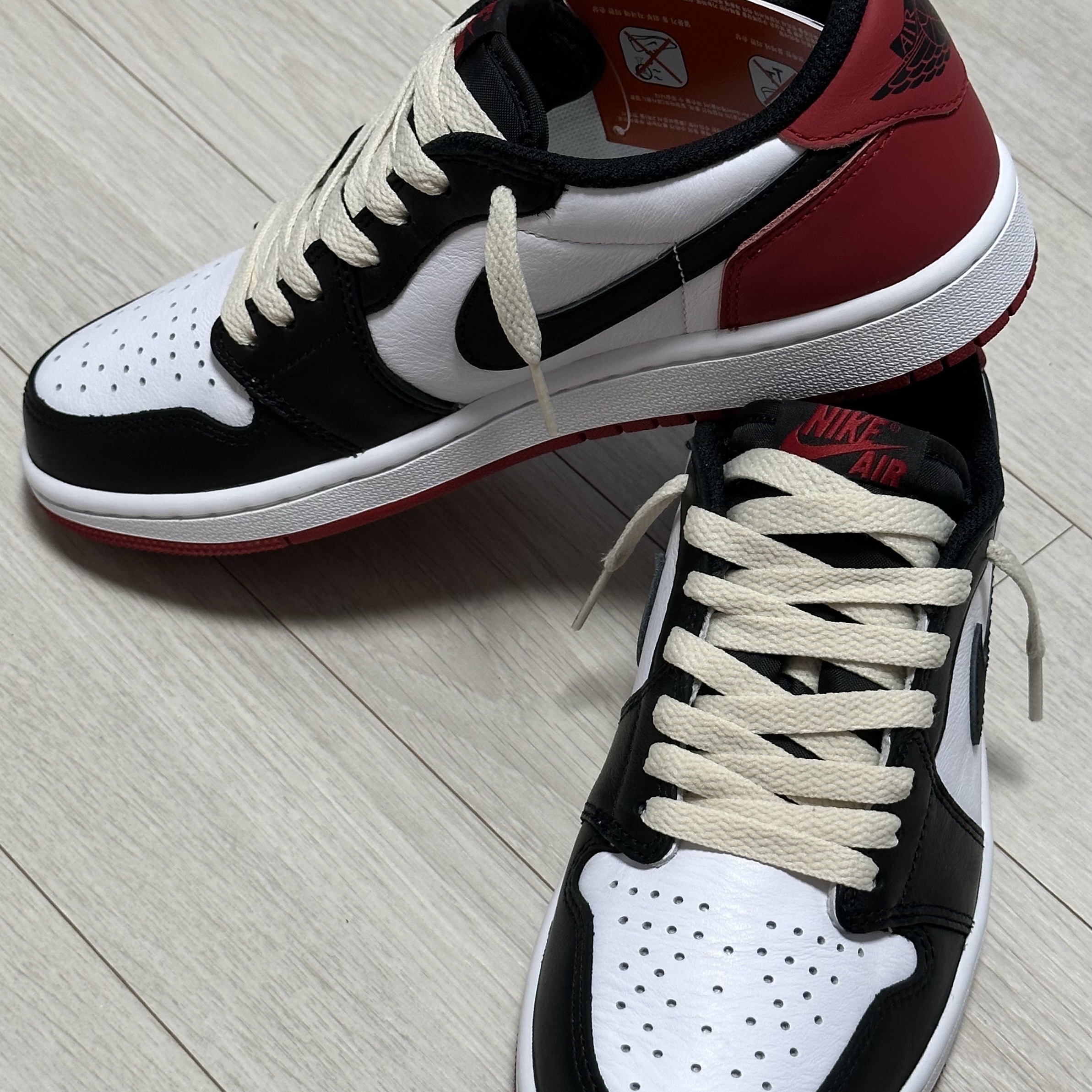 Jordan 1 Retro Low OG Black Toe 착용 스타일
