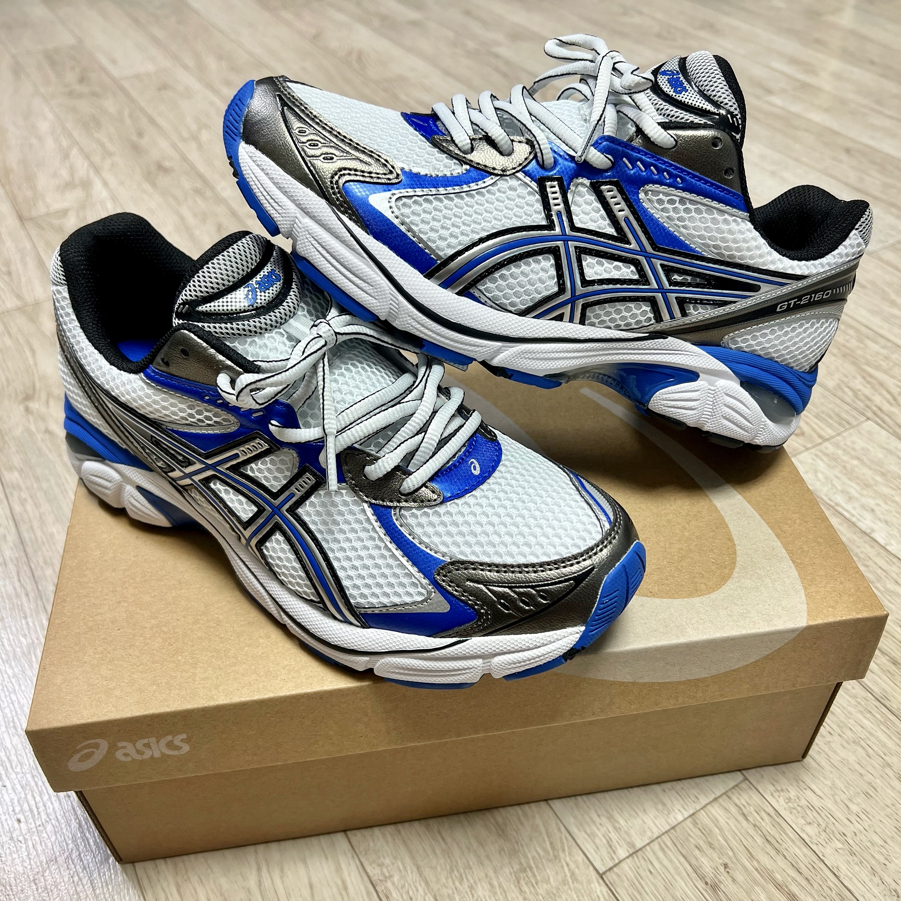 Asics GT-2160 White Illusion Blue 착용 스타일