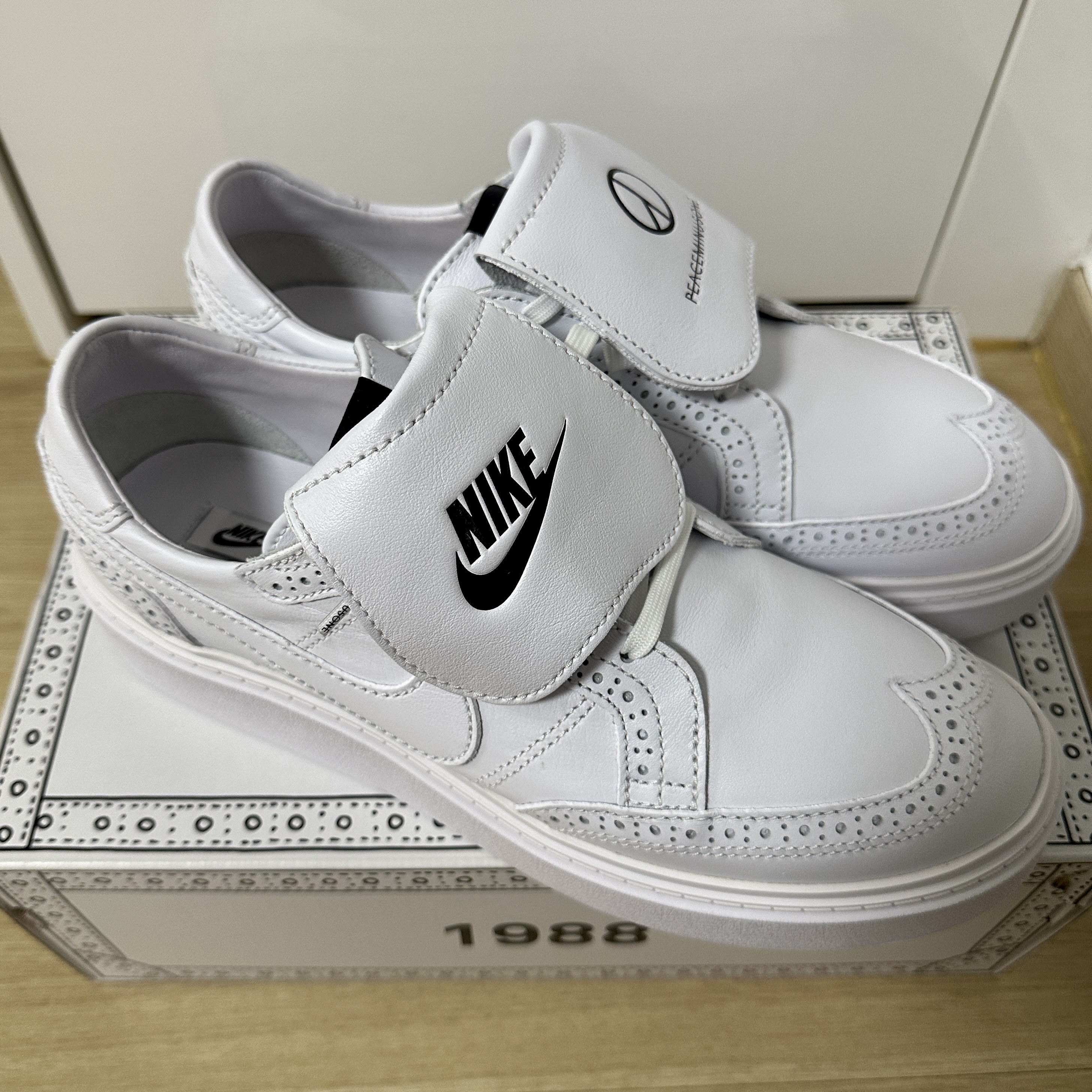 Nike x Peaceminusone Kwondo1 White 착용 스타일