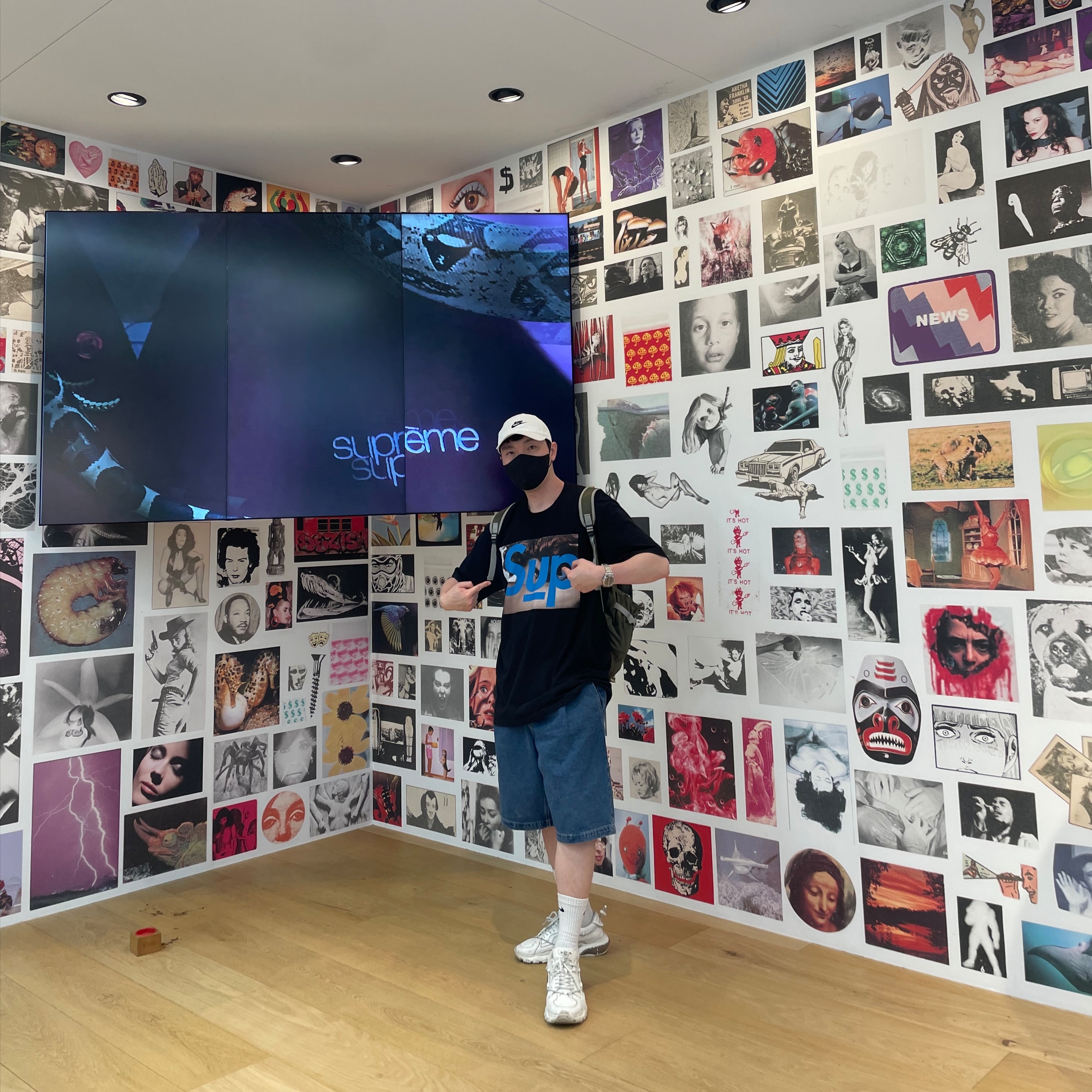 Supreme x Undercover Face T-Shirt Black - 23SS, Rolex Explorer 40mm 224270 Black Oyster 착용 스타일 - 2
