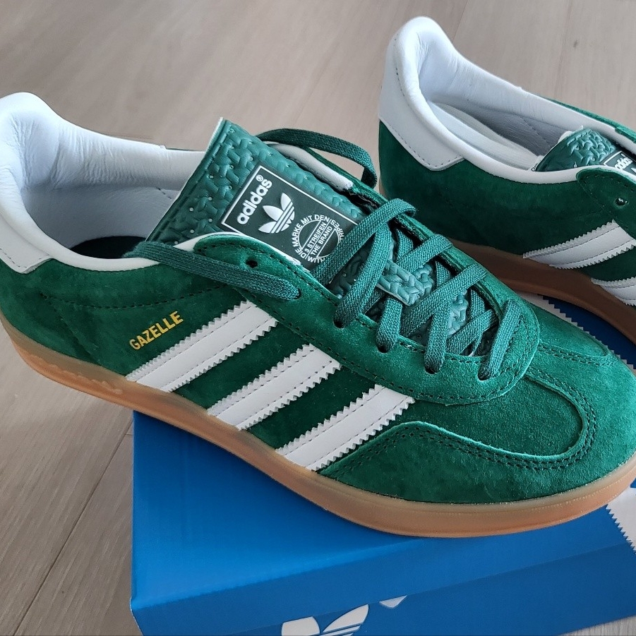 Adidas Gazelle Indoor Collegiate Green 착용 스타일
