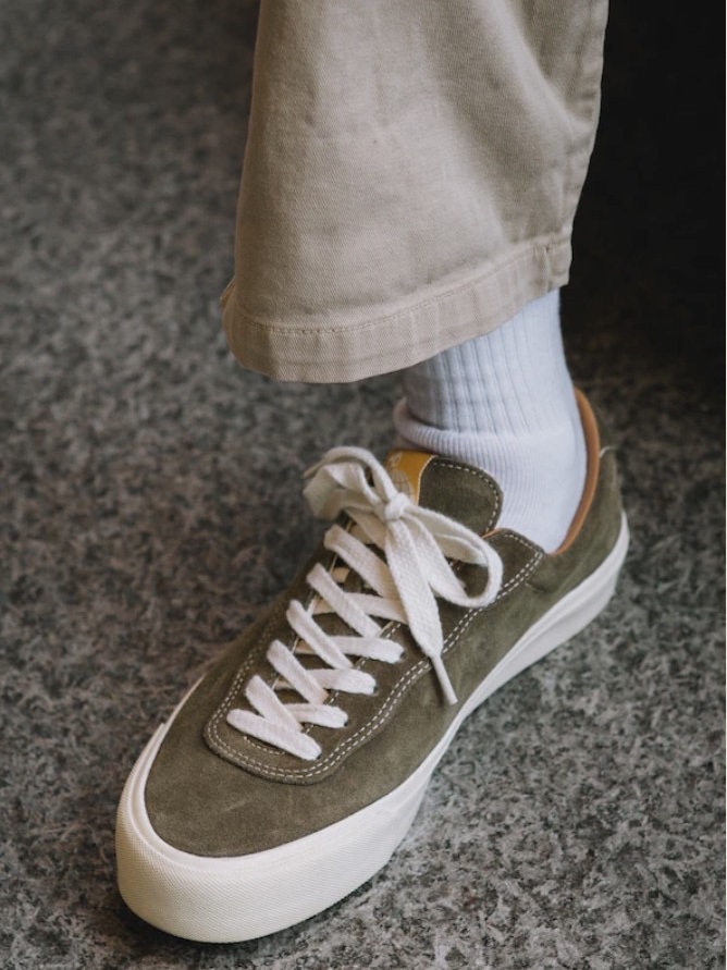 Last Resort AB vm001 Suede Lo Dusty Green White 착용 스타일 - 1