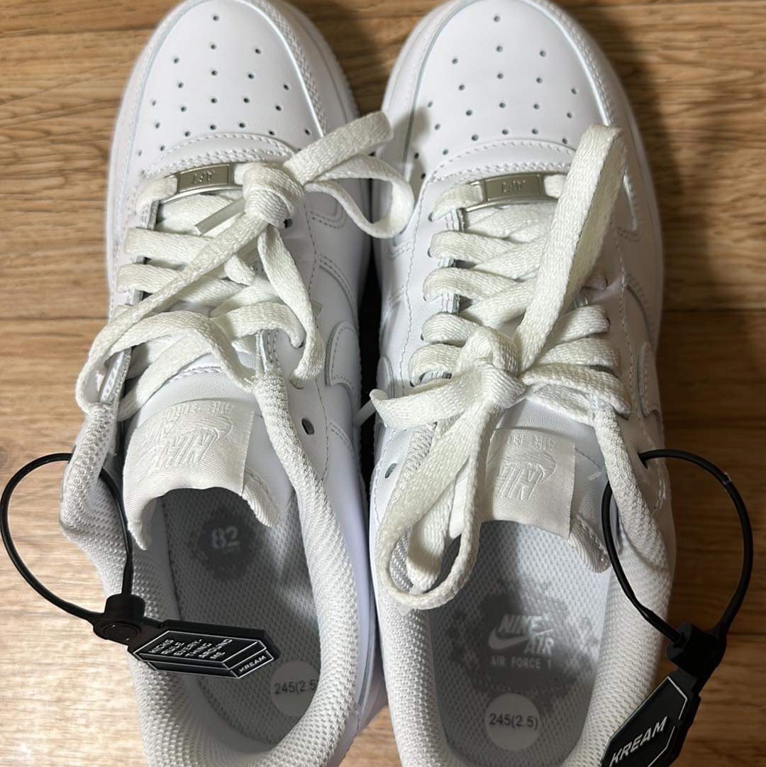 (W) Nike Air Force 1 '07 Low White 착용 스타일 - 1