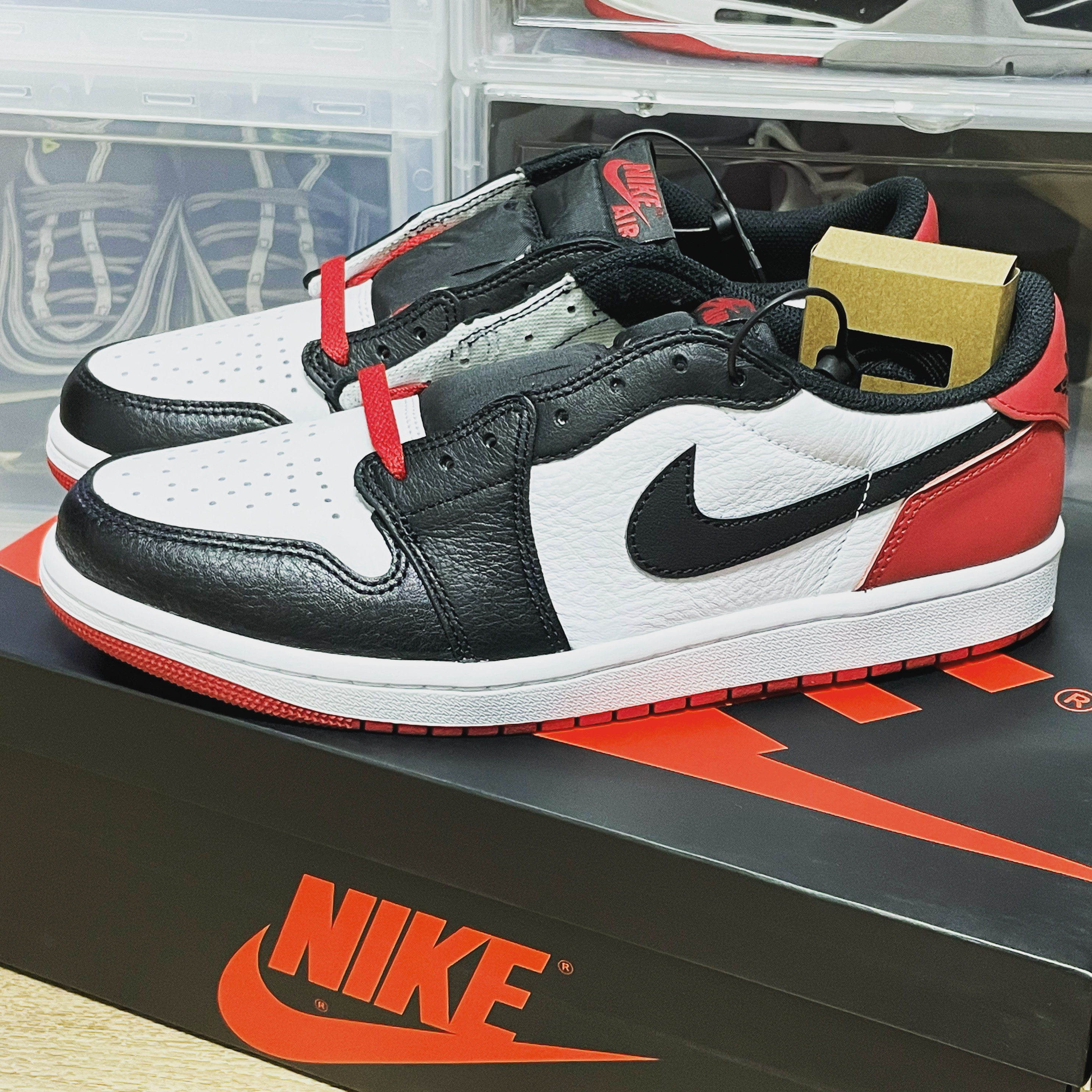 Jordan 1 Retro Low OG Black Toe 착용 스타일