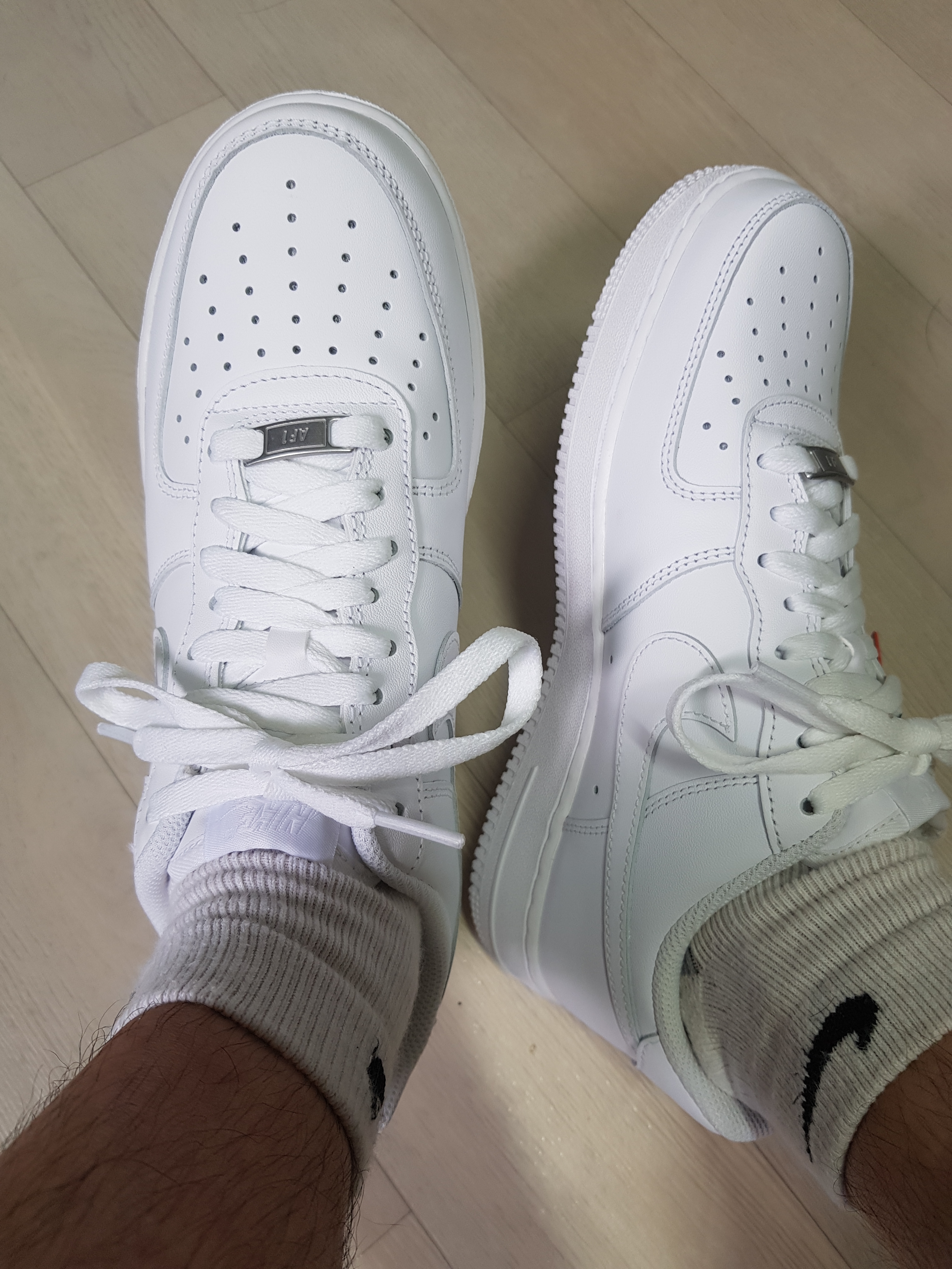 Nike Air Force 1 '07 Low White 착용 스타일